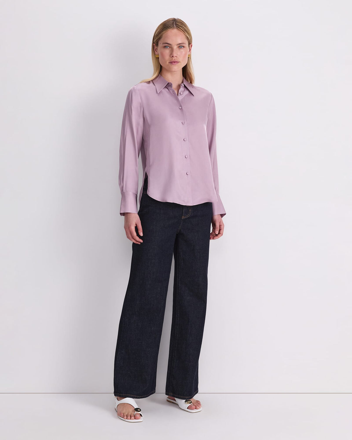 Yara Drape Long Sleeve Shirt