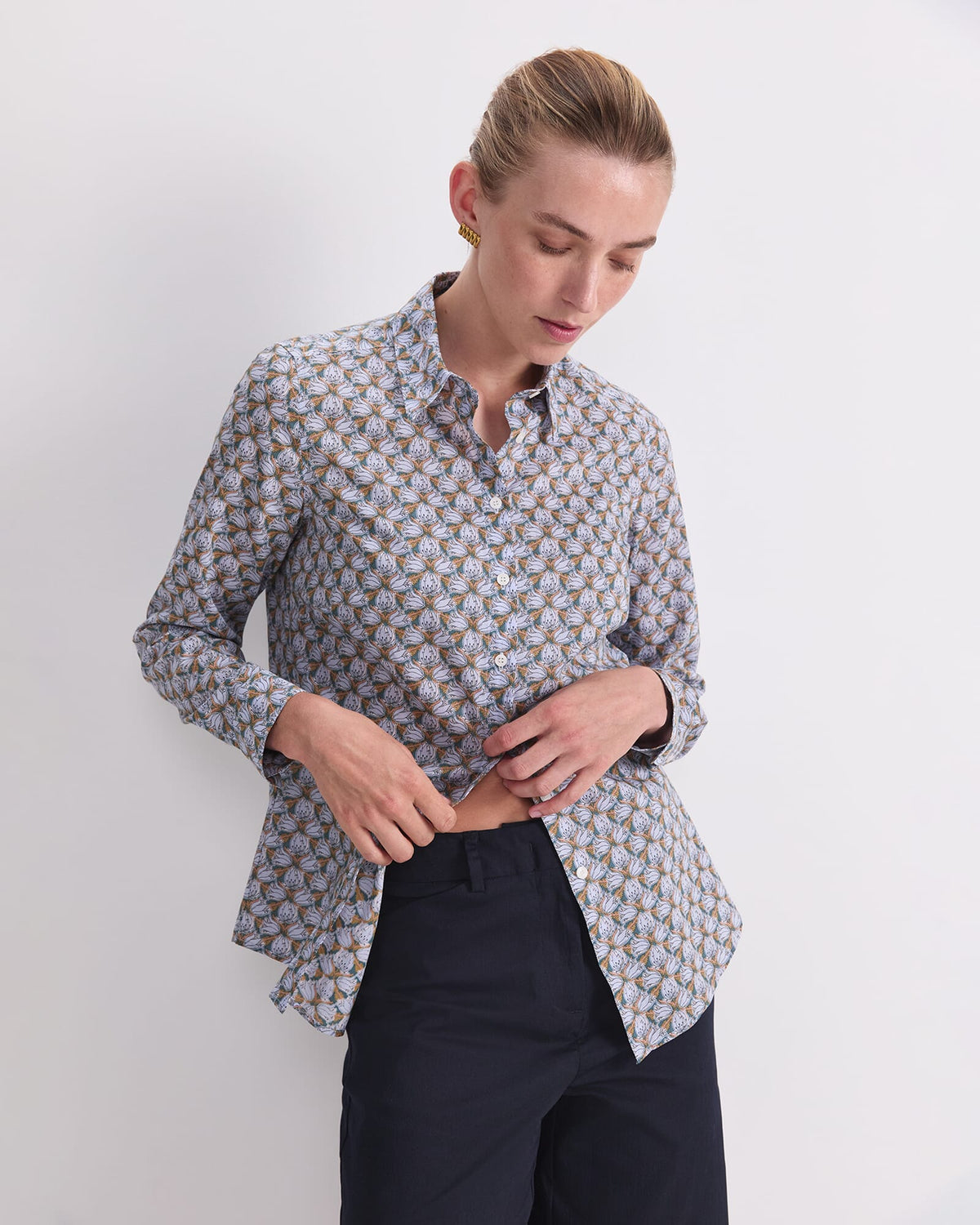 Evelyn Liberty Long Sleeve Shirt
