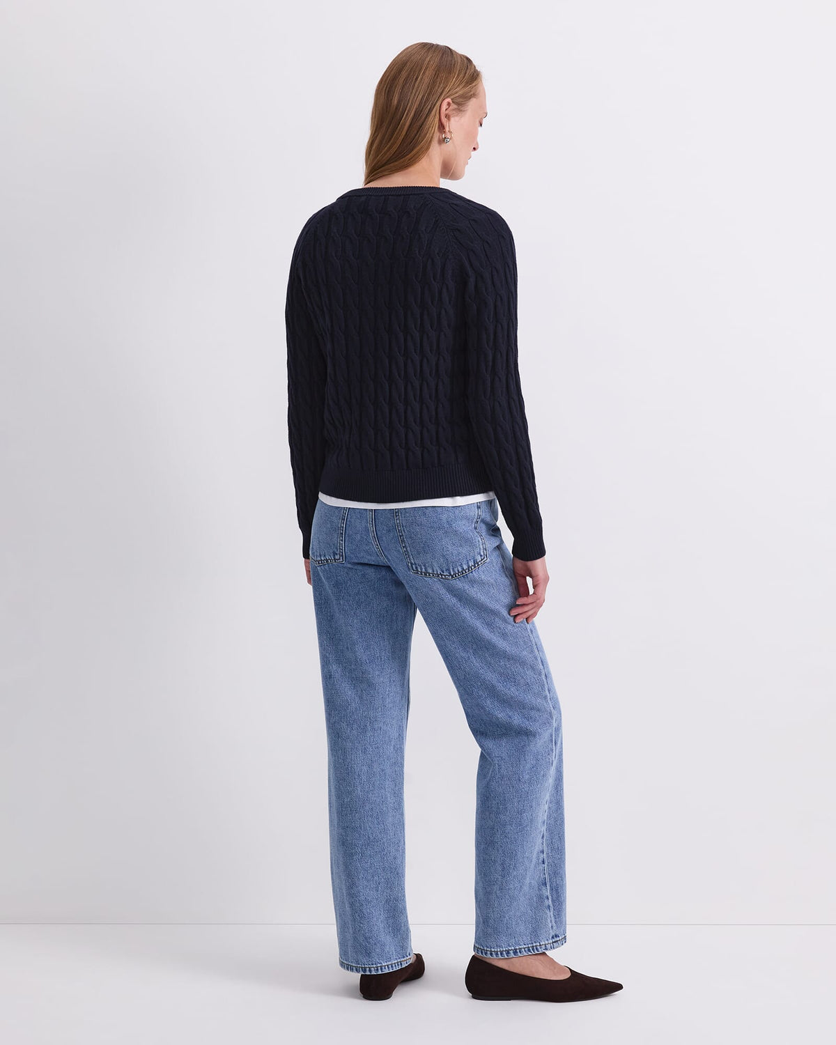 Merino Cable Cardigan