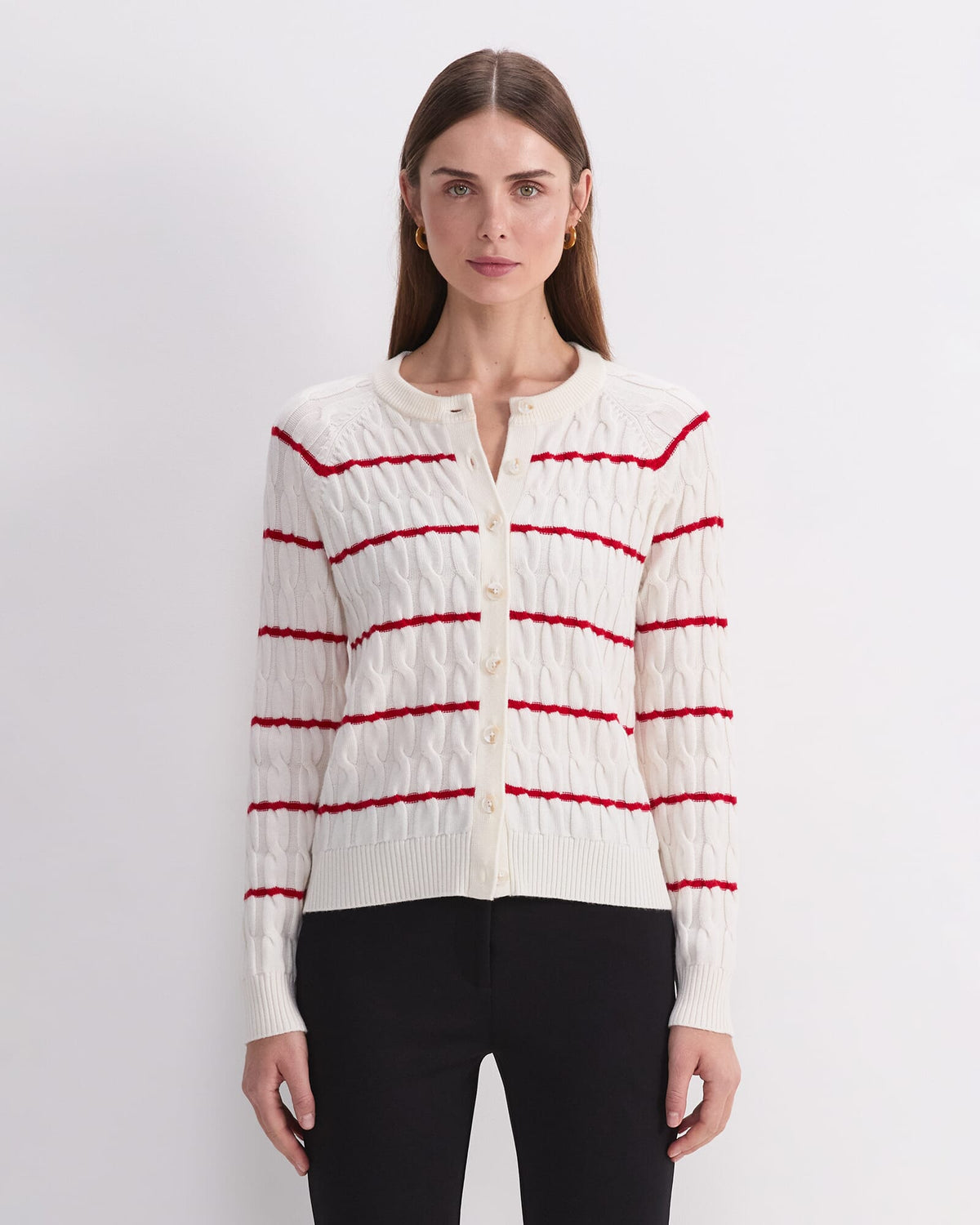 Merino Cable Cardigan