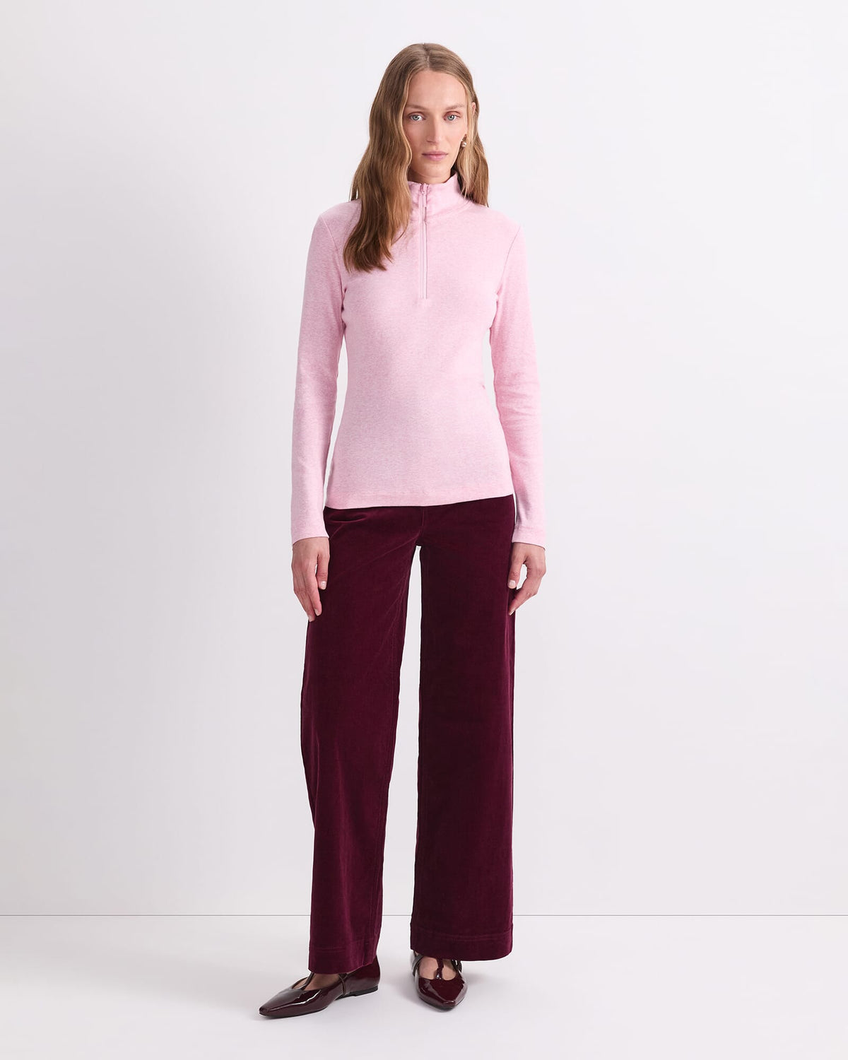 Lucy Zip Funnel Neck