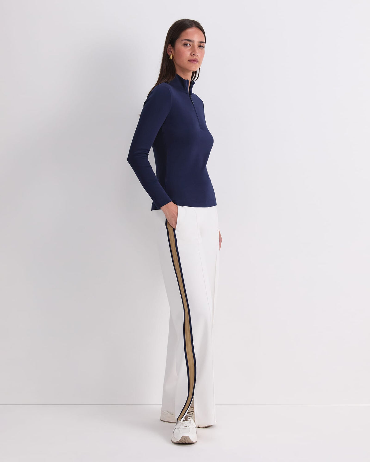 Lucy Zip Funnel Neck