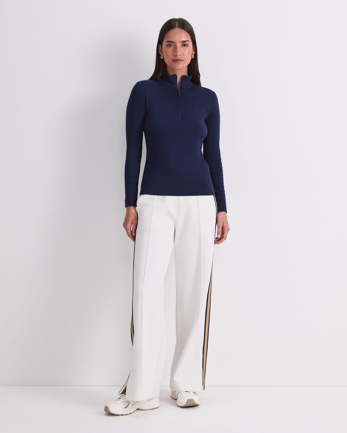 Lucy Zip Funnel Neck