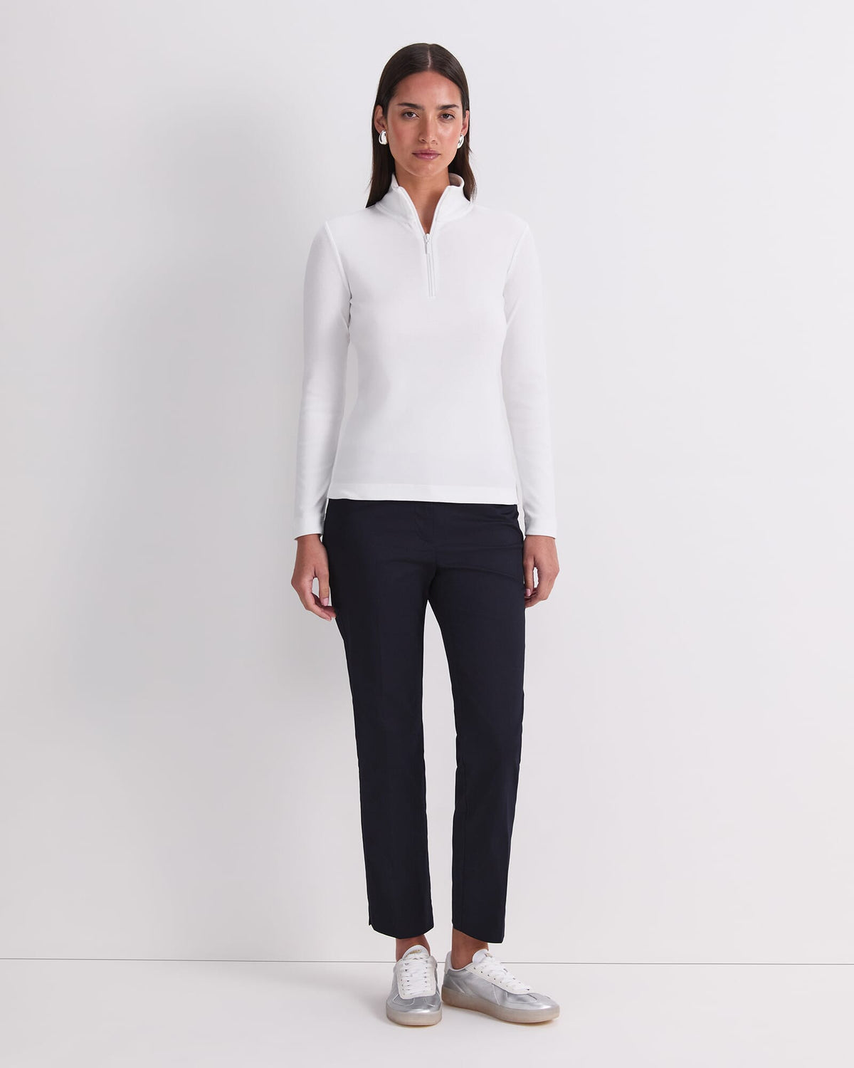 Lucy Zip Funnel Neck