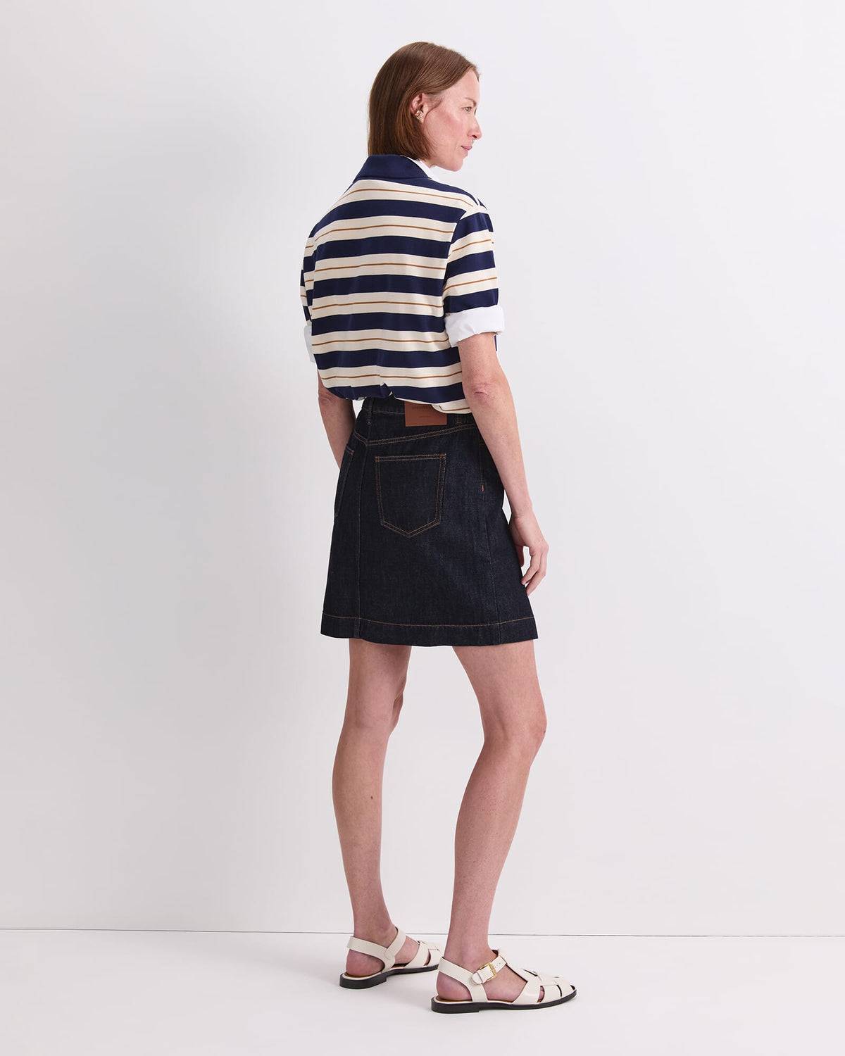 Simmi Denim Wrap Skirt