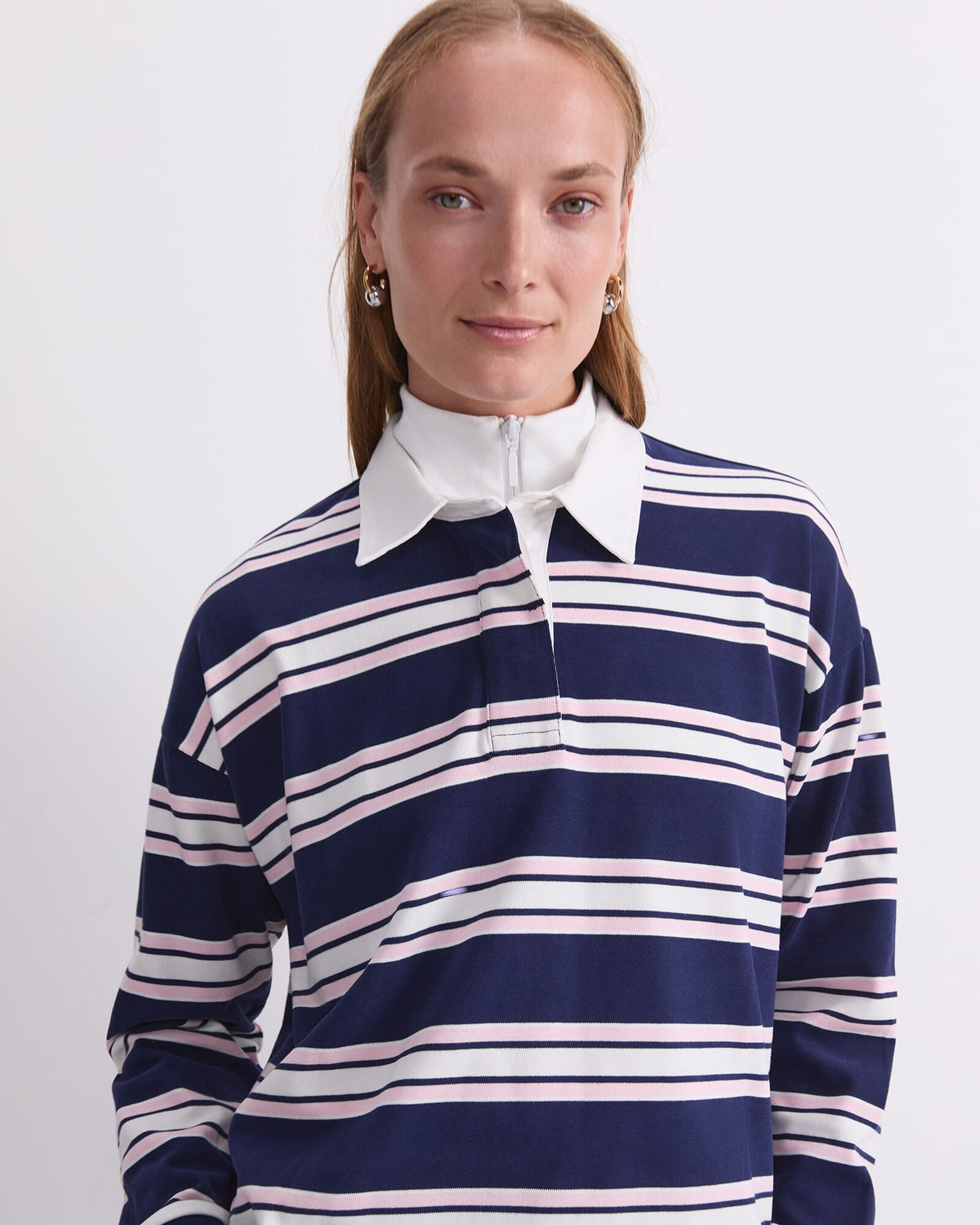 Kiaya Cropped Rugby Shirt