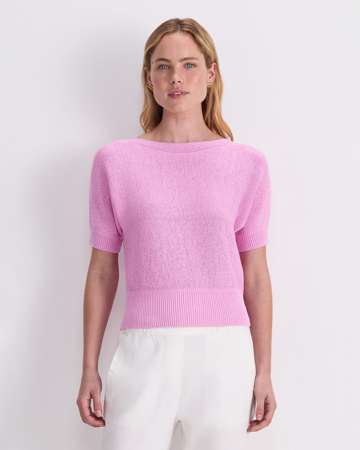 Josie Tape Yarn Batwing Tee