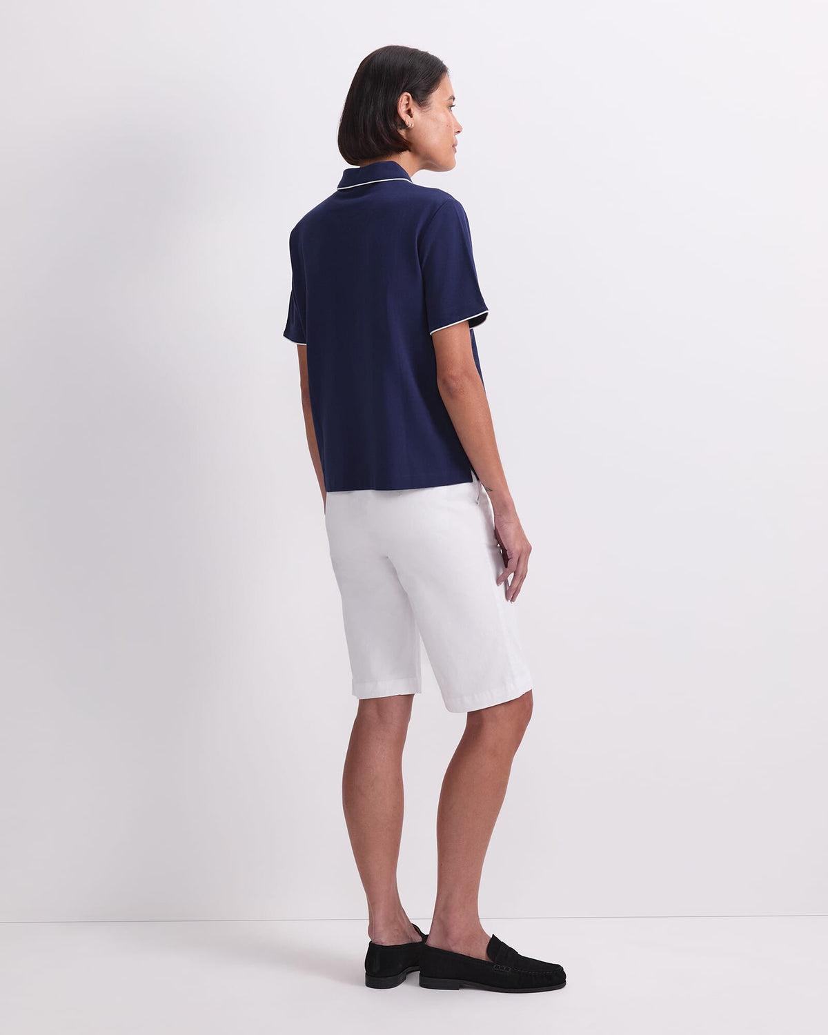 Tara Tipped Pique Polo