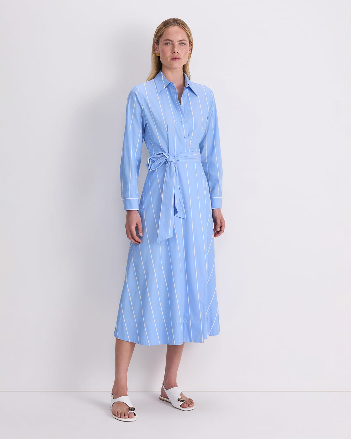 Etta Stripe Sarong Dress