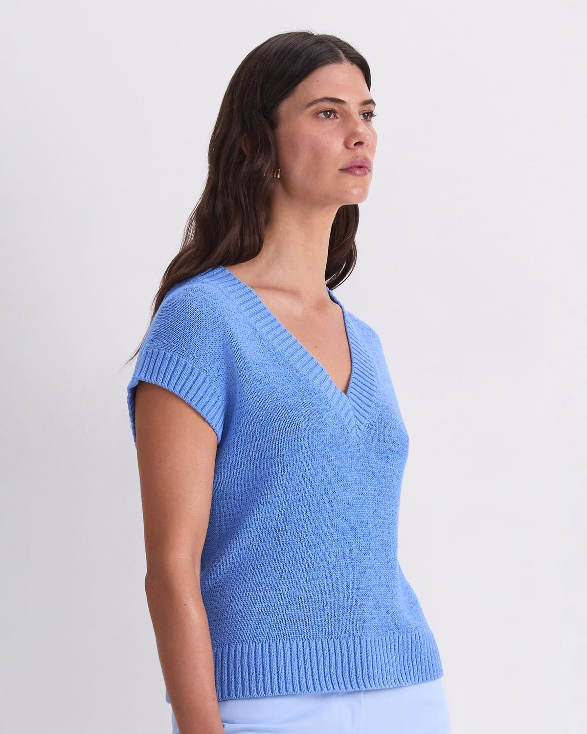 Josie Tape Yarn V-Neck Tank