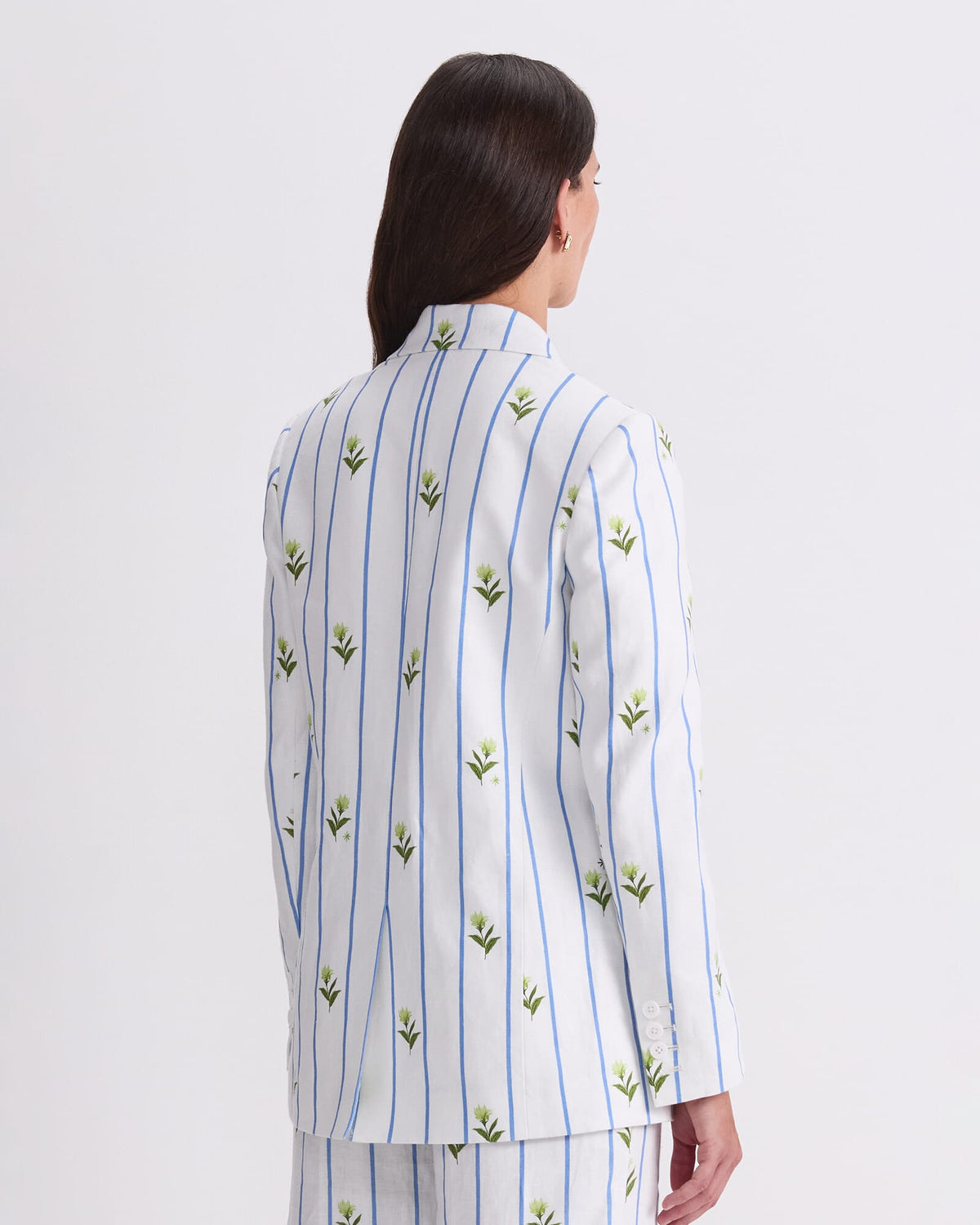 Hampton Stripe Linen Blazer