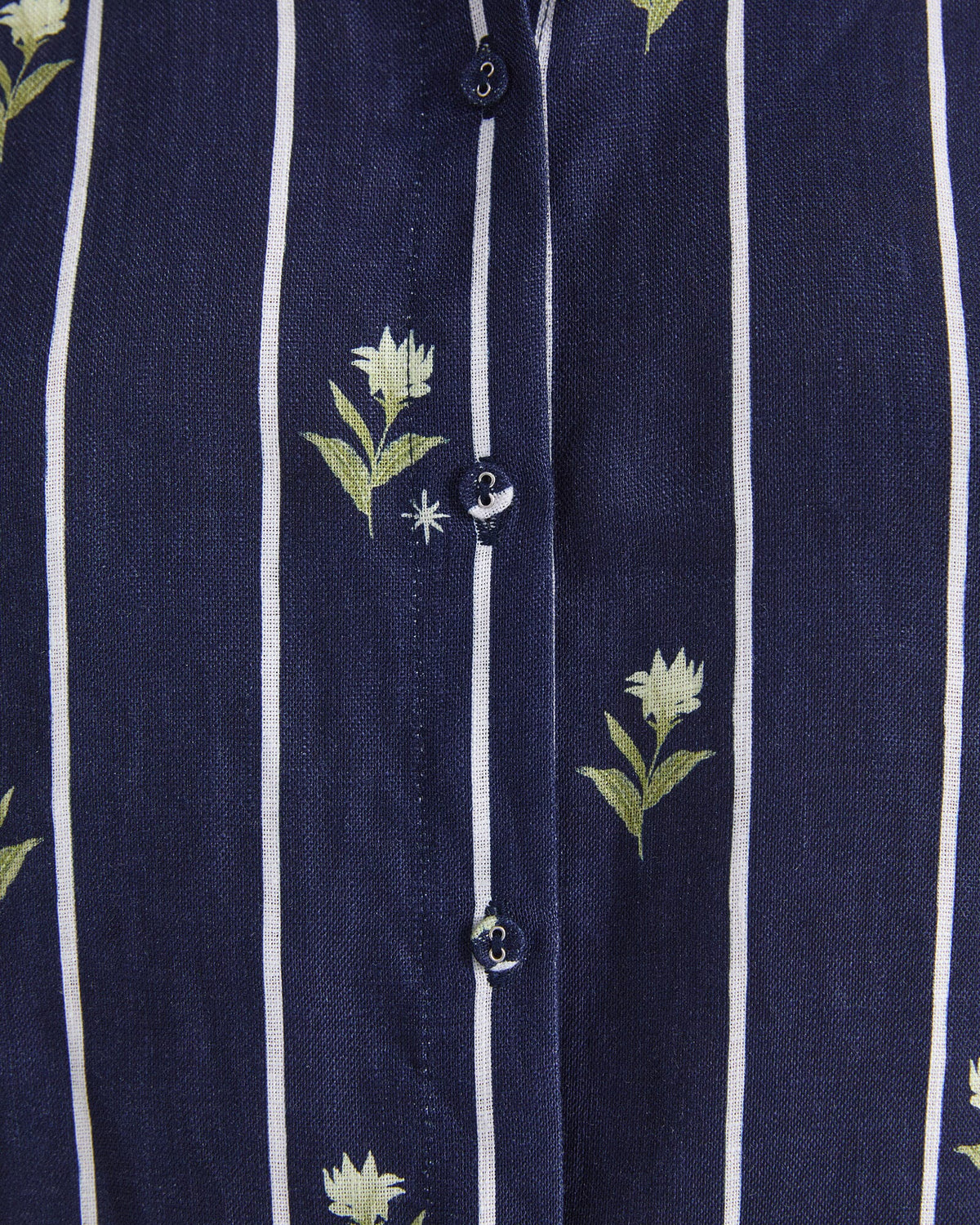 Hampton Stripe Linen Blouse