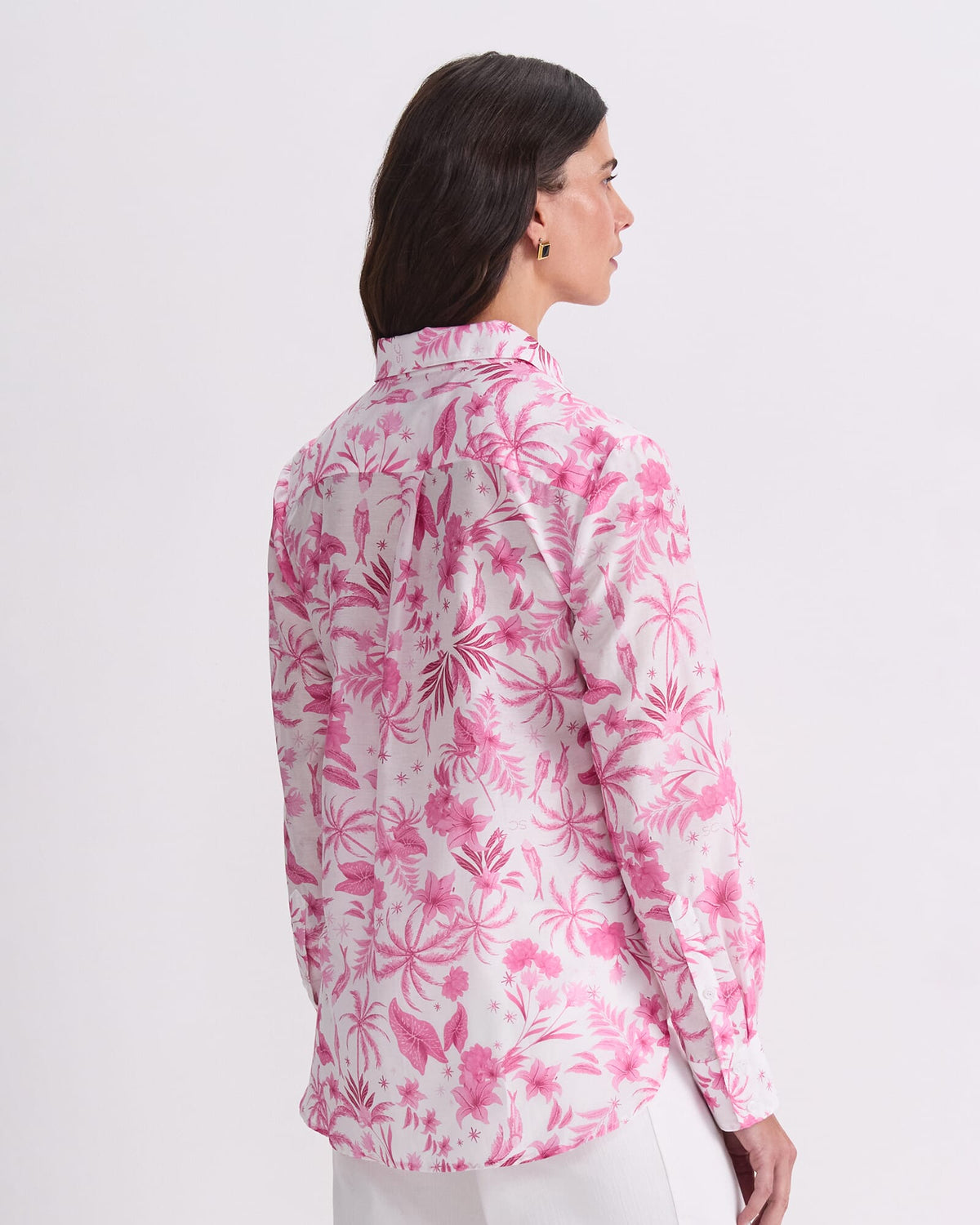 Cotton Silk Palm Shirt