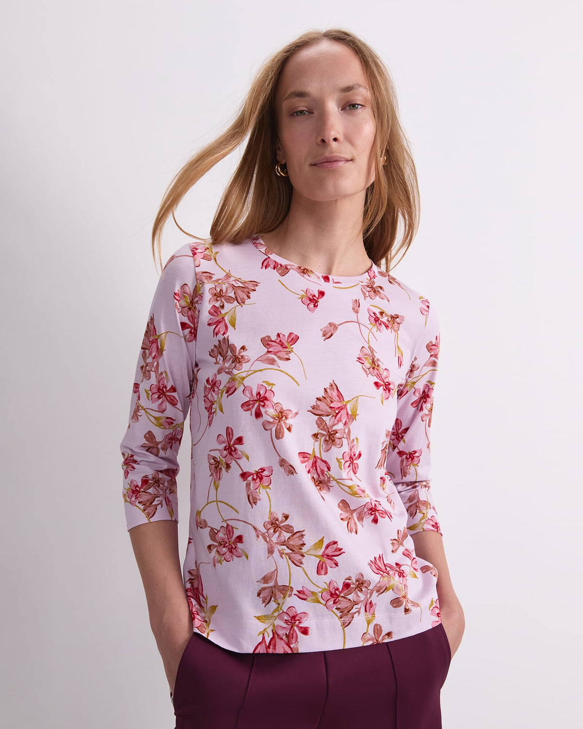 Floral Mercerised Tee