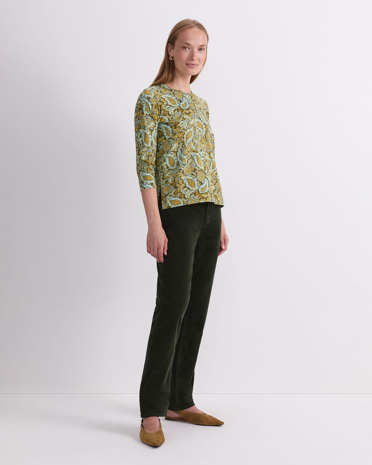 Paisley Mercerised Tee