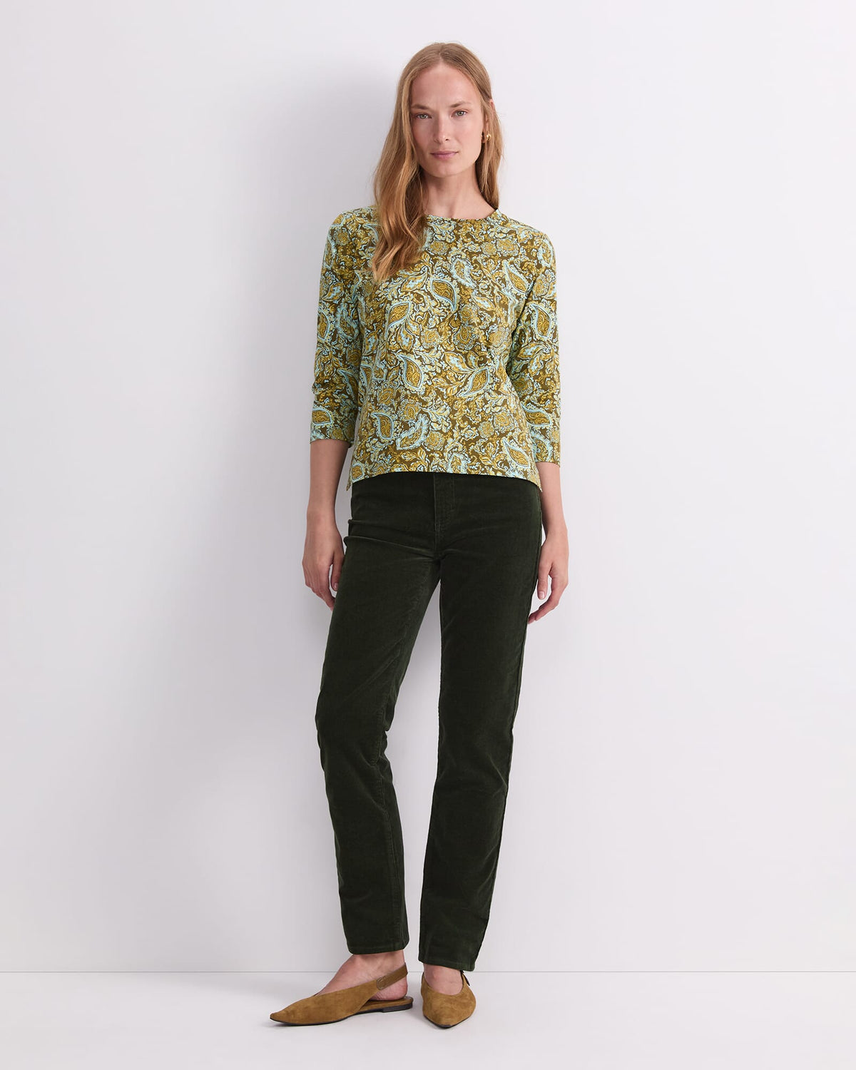 Paisley Mercerised Tee