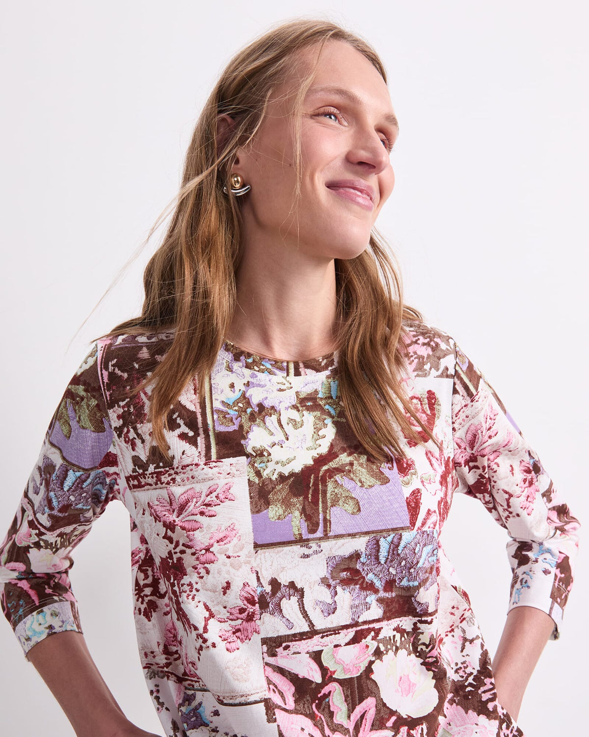 Tapestry Print Mercerised Tee