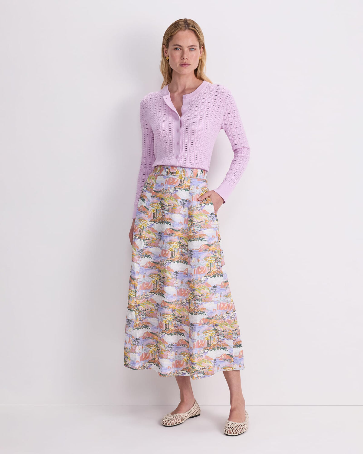 Coastal Parade Liberty Midi Skirt
