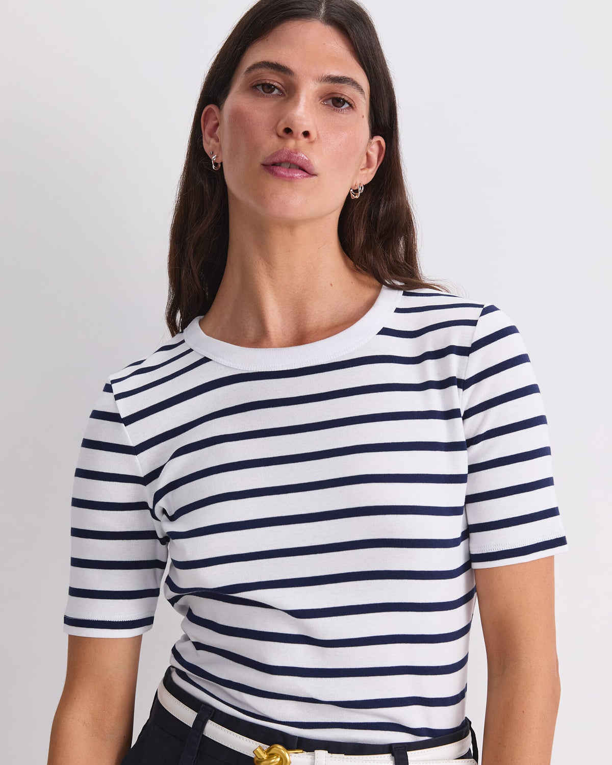 Heidi Stripe Short Sleeve Tee
