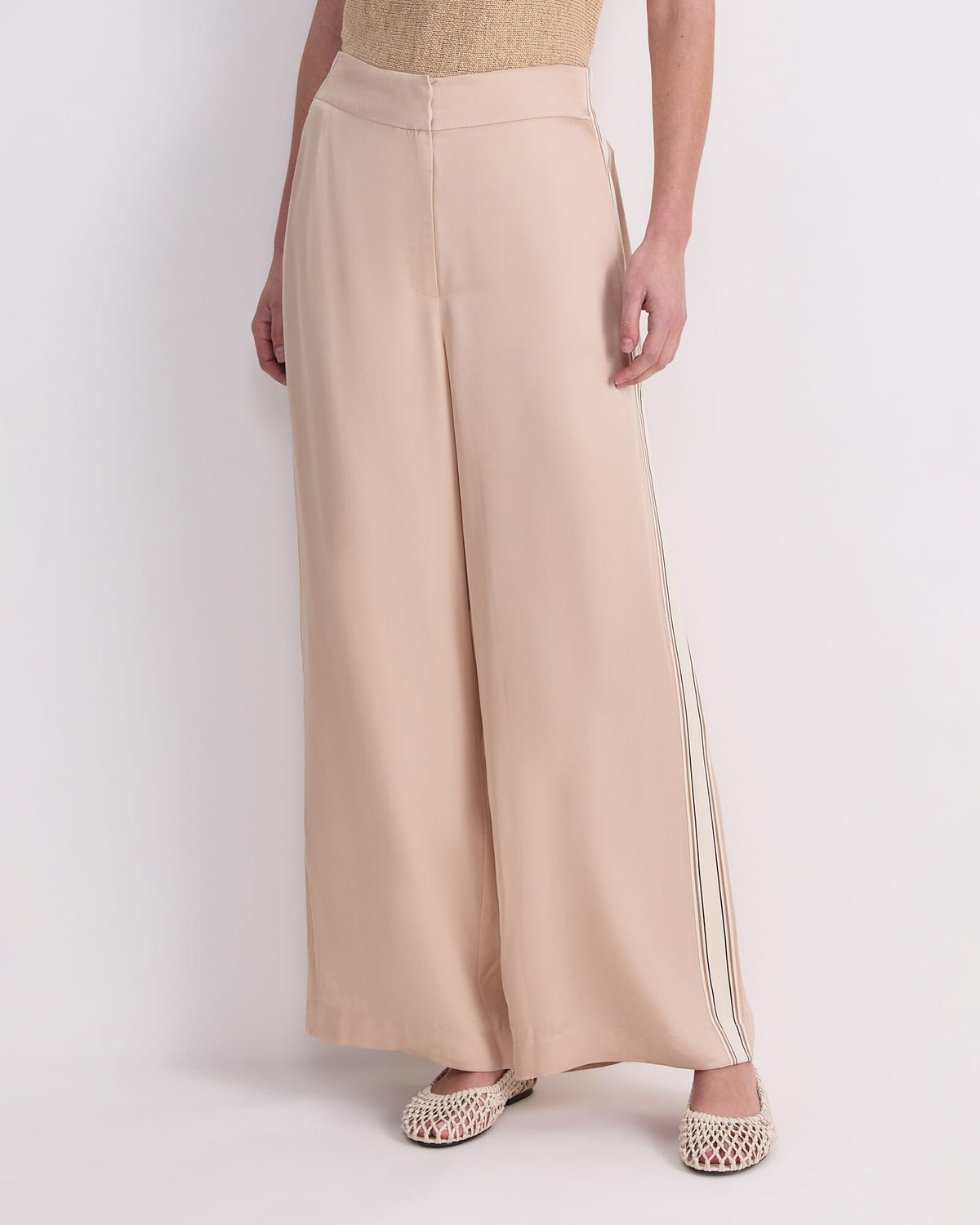 Yara Drape Stripe Pant
