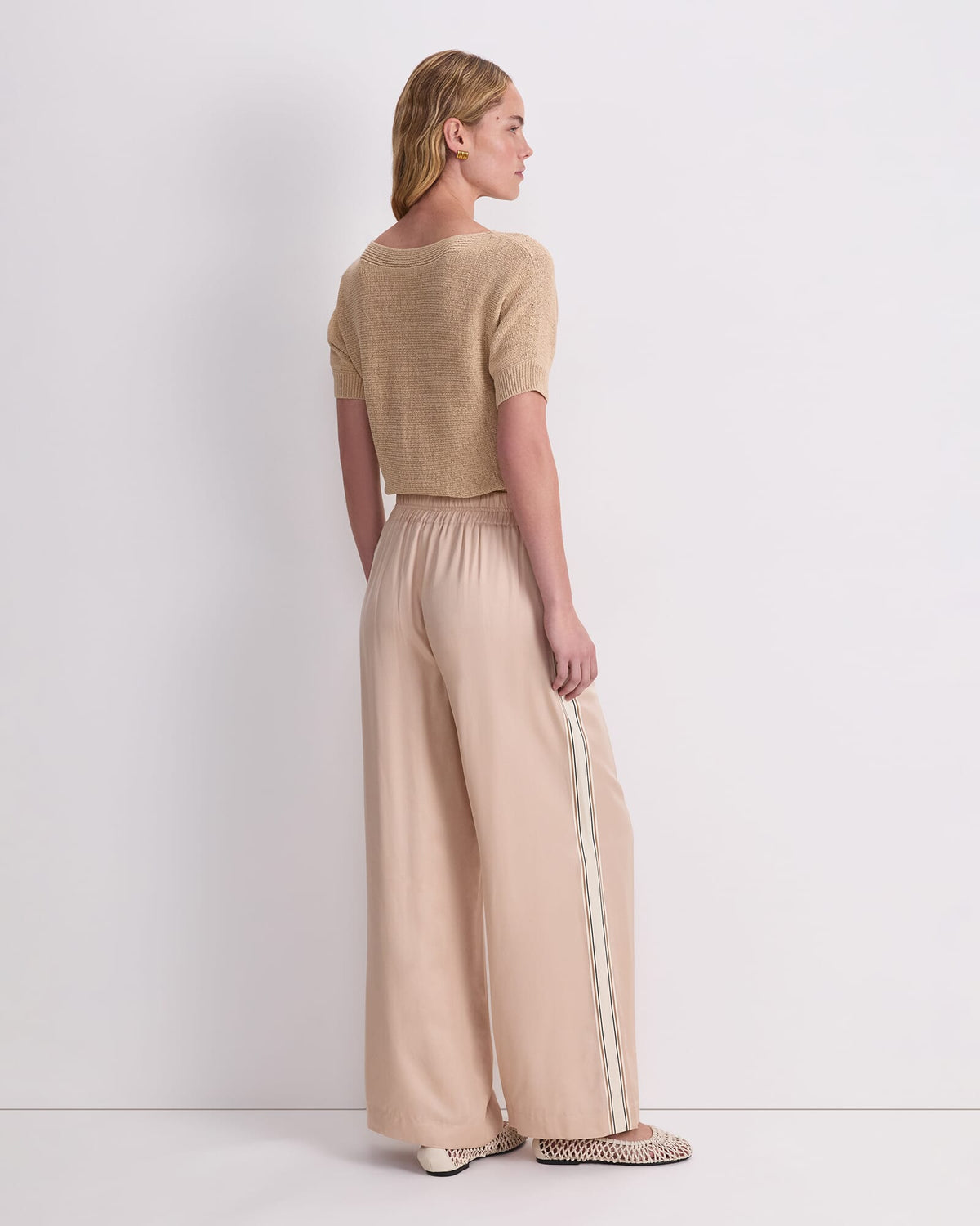 Yara Drape Stripe Pant