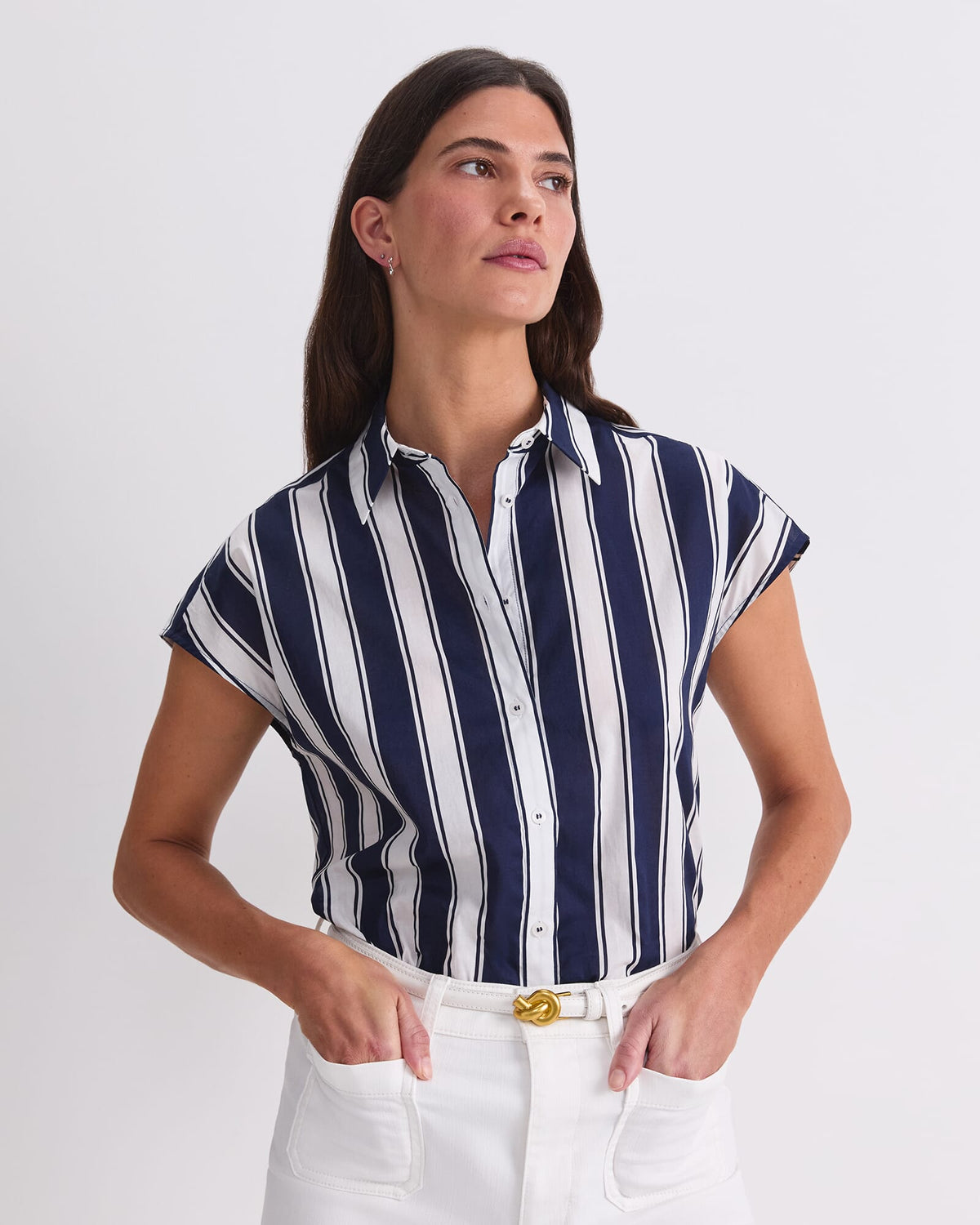 Short Sleeve Lily Voile Shirt