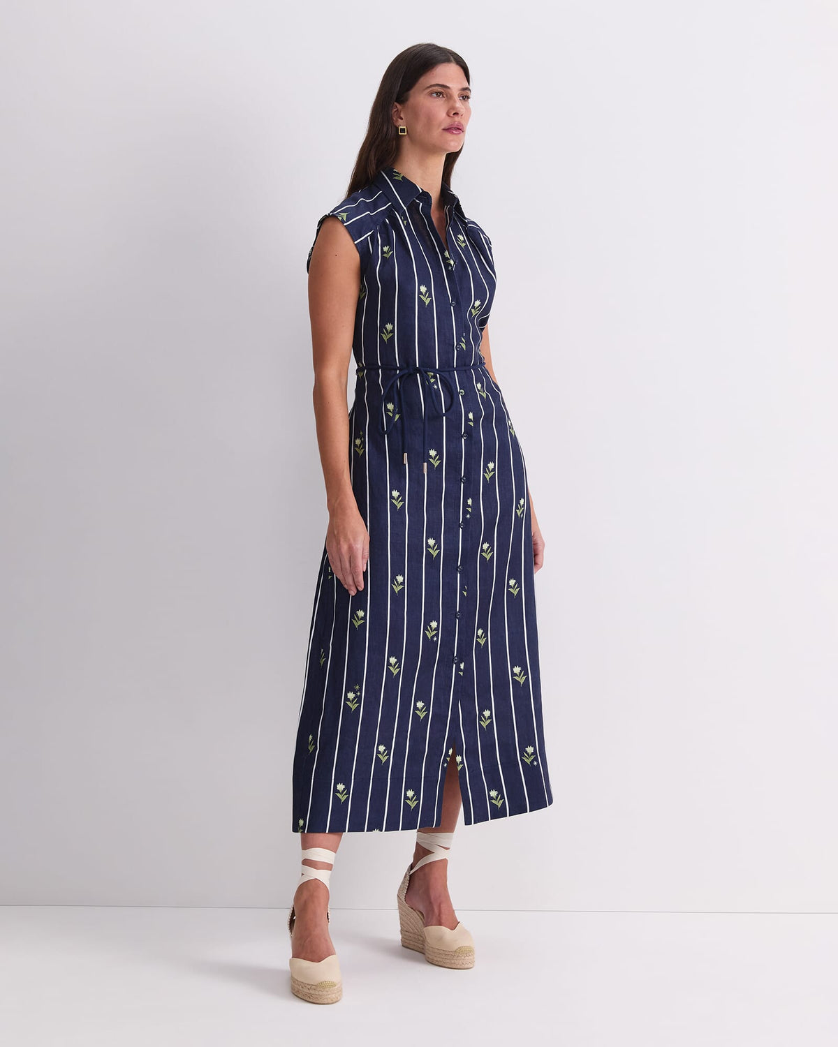 Hampton Stripe Shirt Dress