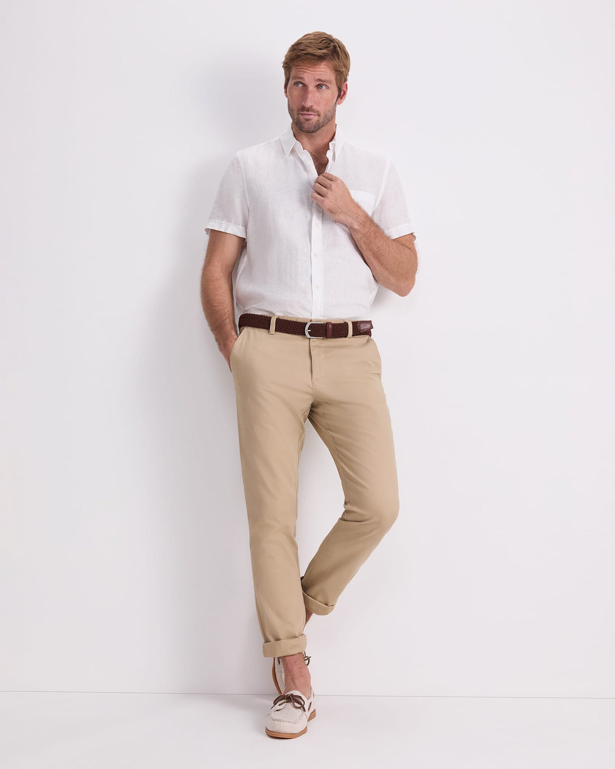 Short Sleeve Linen Shirt