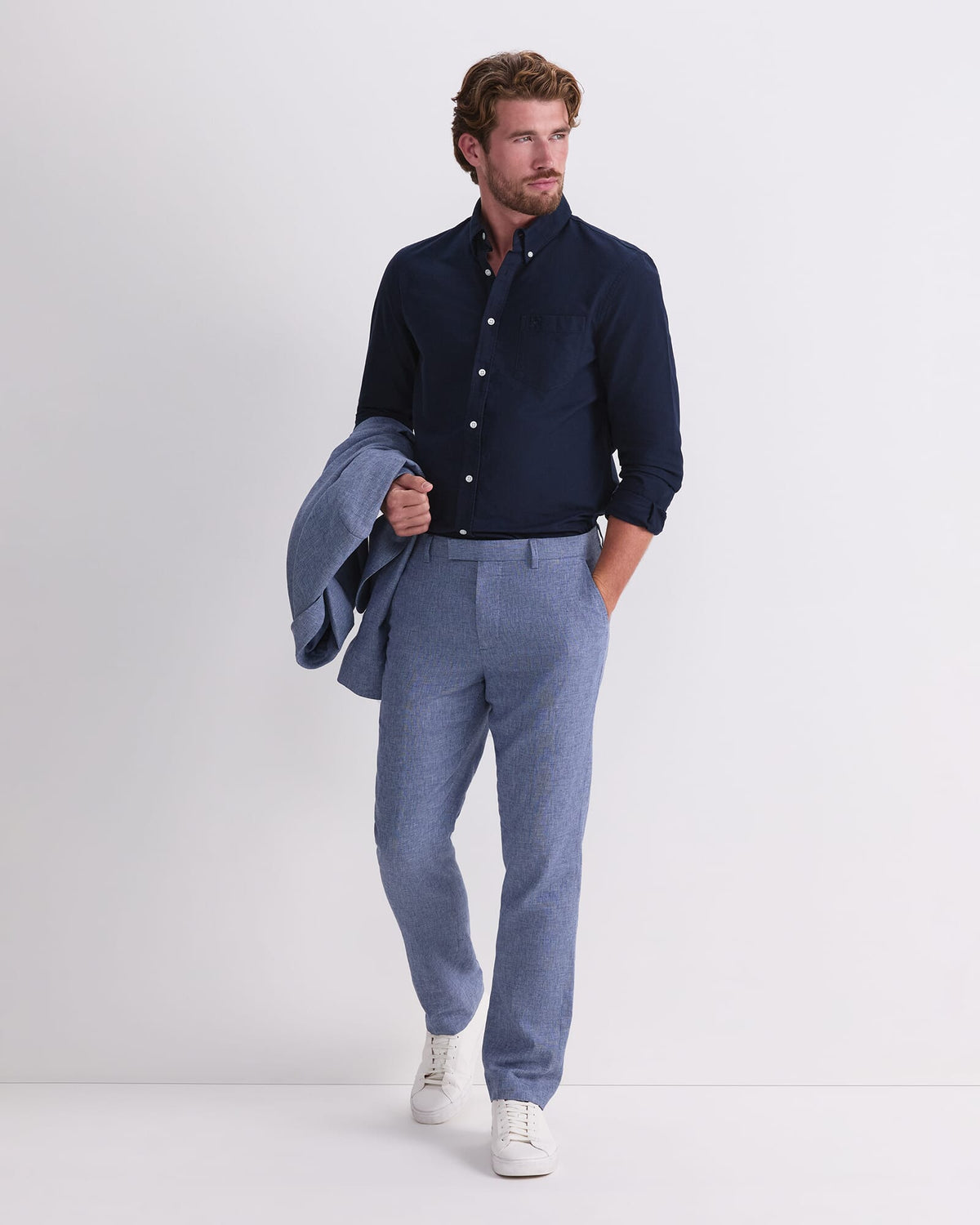 Ridley Linen Blend Suit Pant