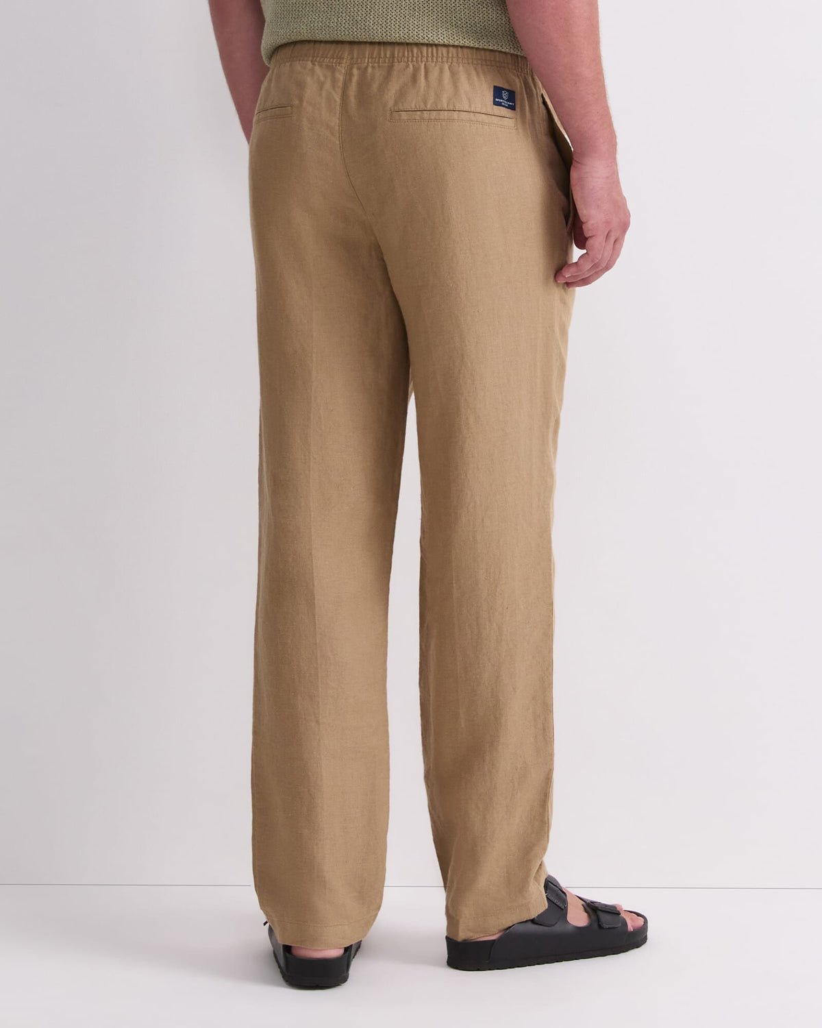 Caffery Yarn-Dyed Linen Pant
