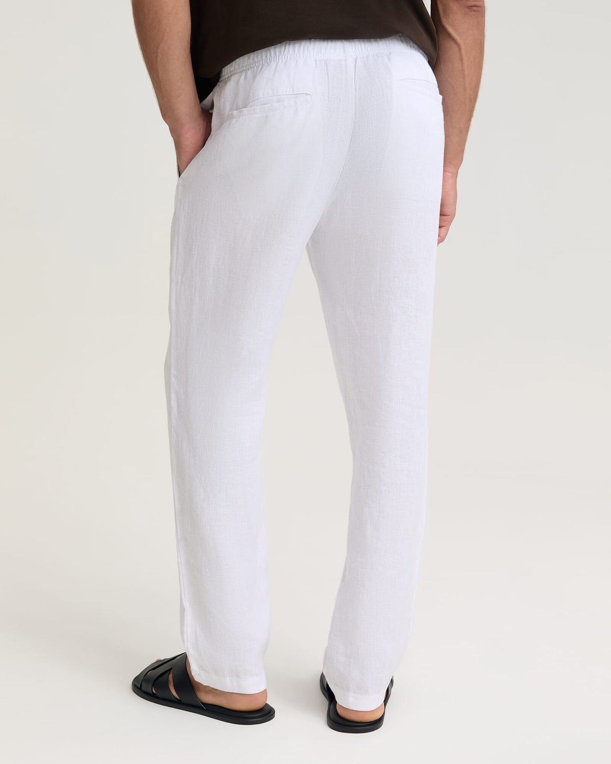 Caffery Yarn-Dyed Linen Pant