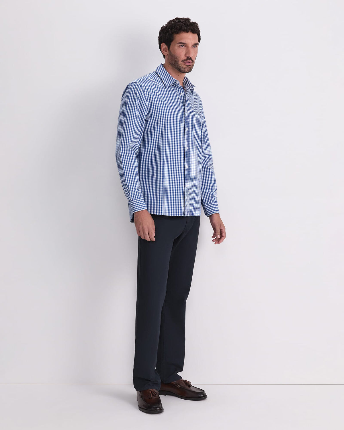 Thomas Long Sleeve Gingham Shirt