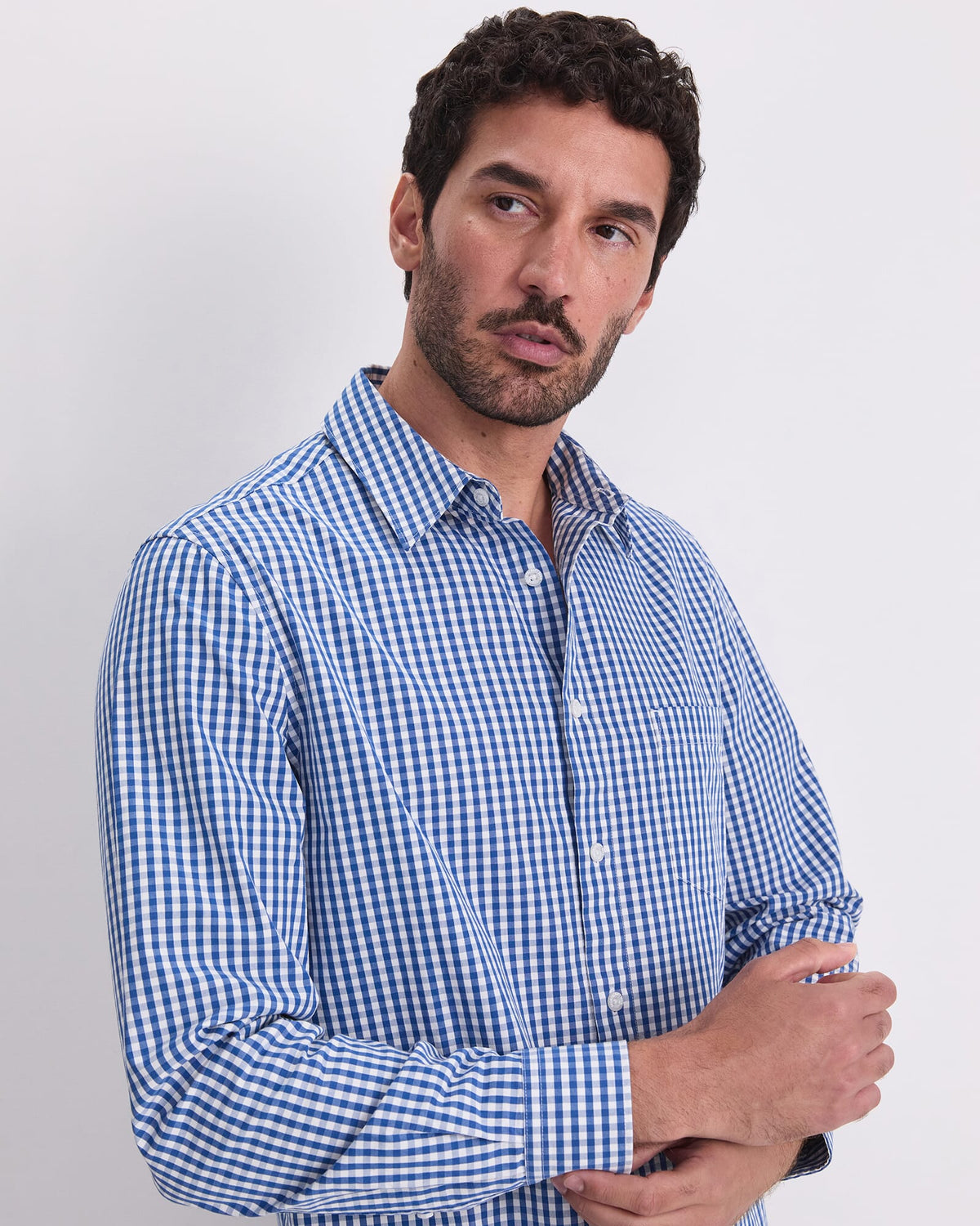 Thomas Long Sleeve Gingham Shirt