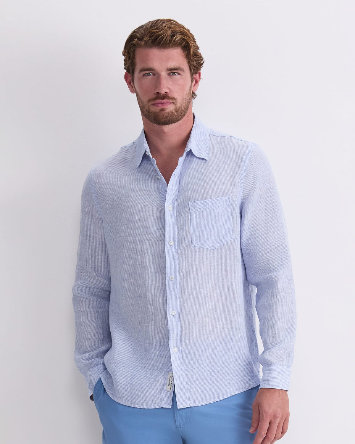 Vinnie Long Sleeve Linen Shirt