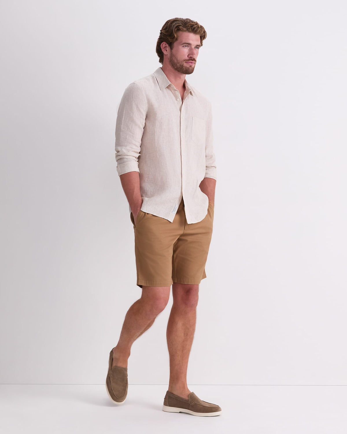 Vinnie Long Sleeve Linen Shirt