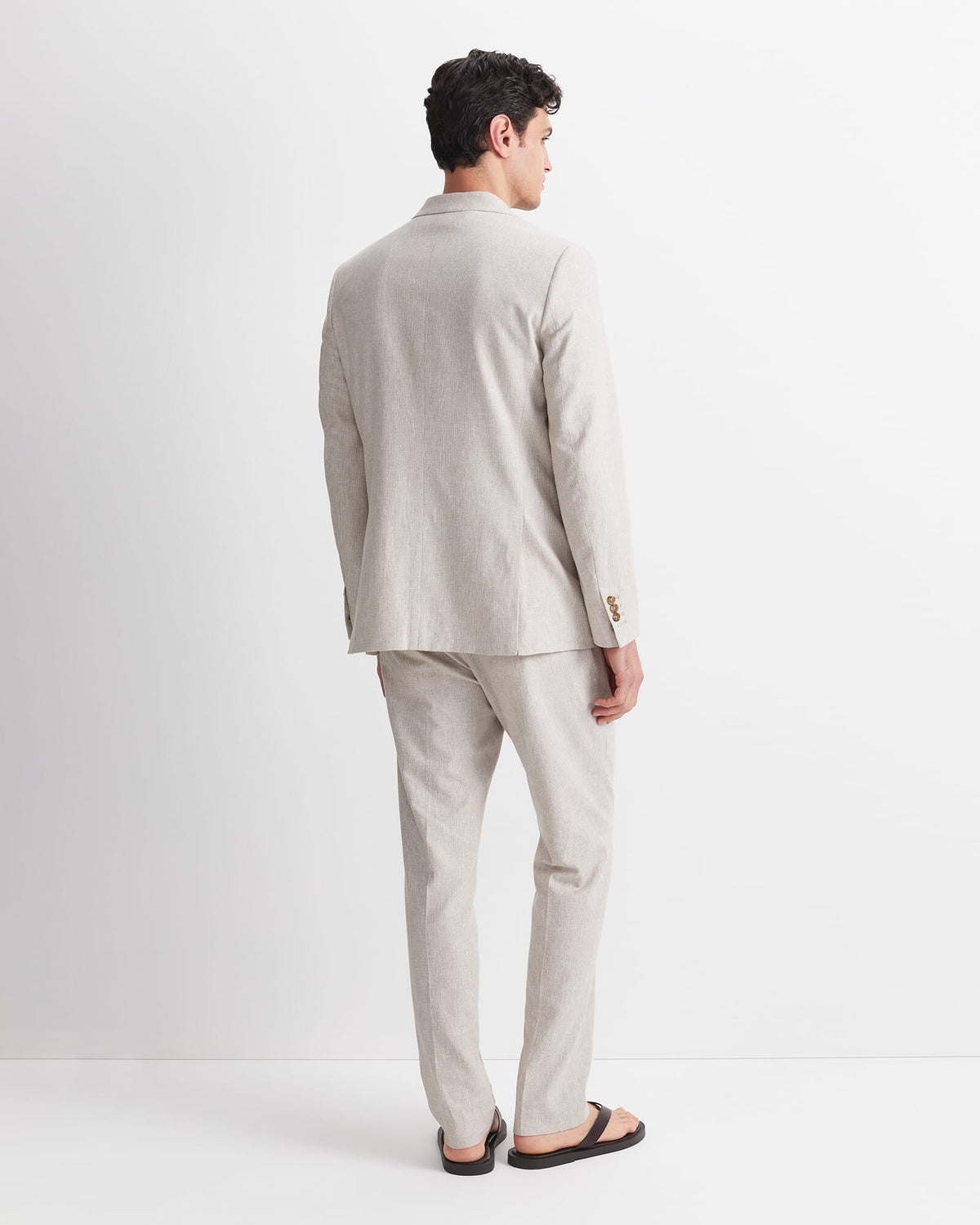 Jeffrey Linen Blend Suit Jacket