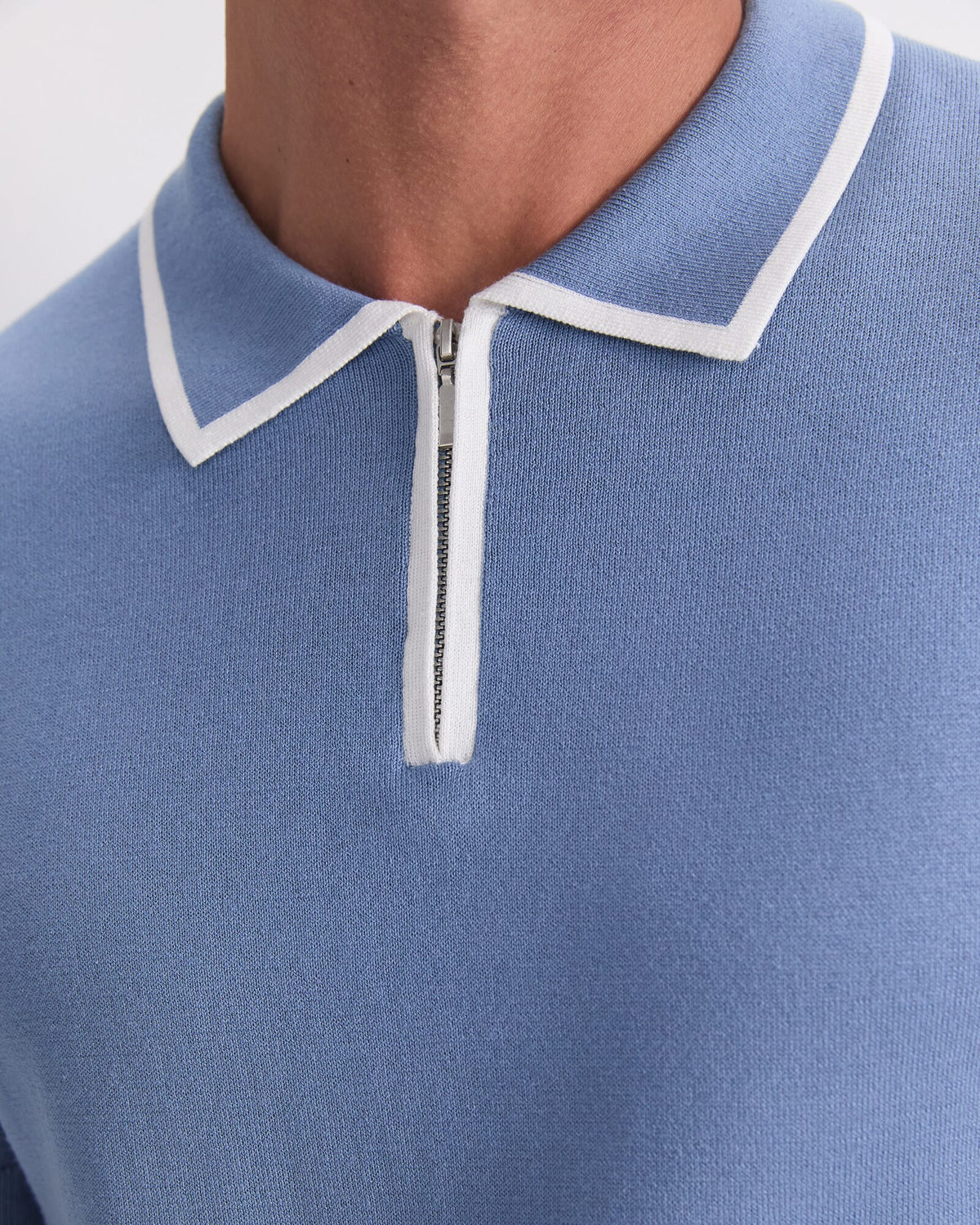 Brookes Quarter Zip Knit Polo
