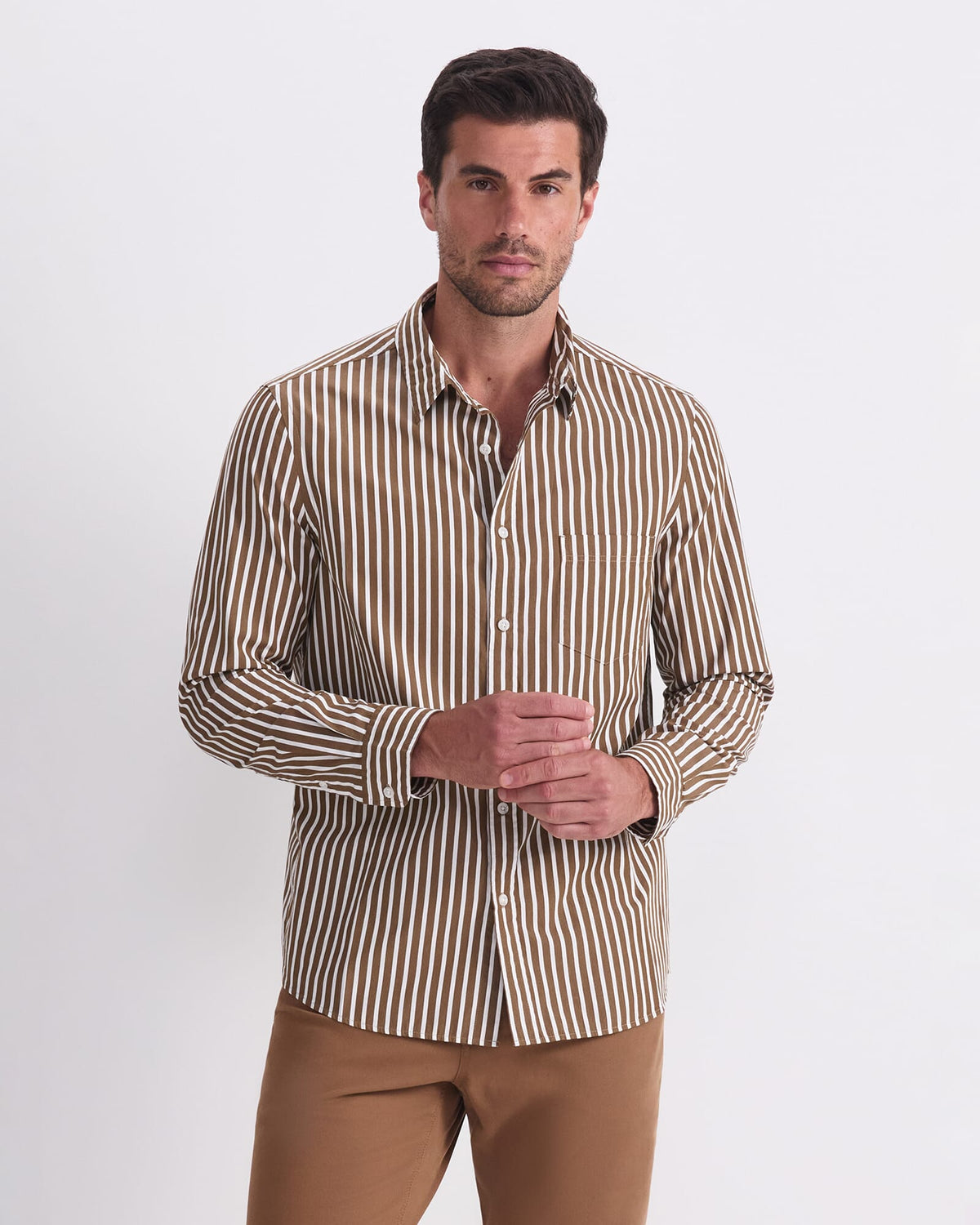 Ryan Stripe Long Sleeve Shirt