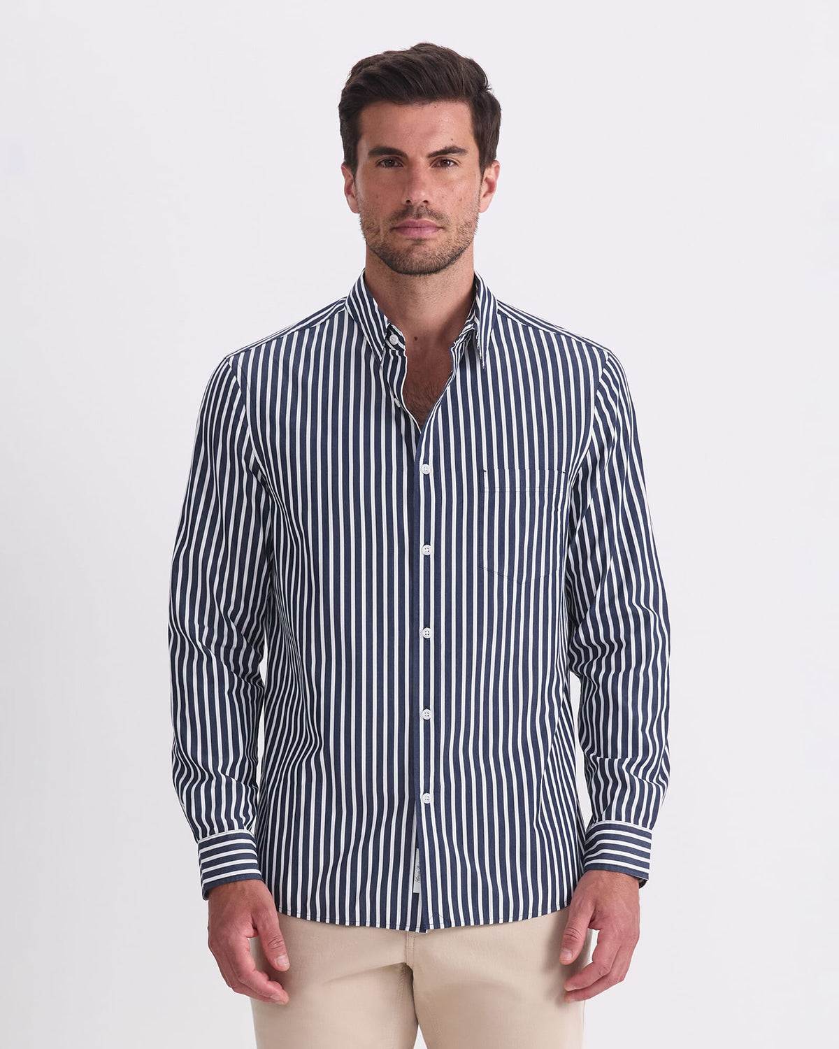 Ryan Stripe Long Sleeve Shirt