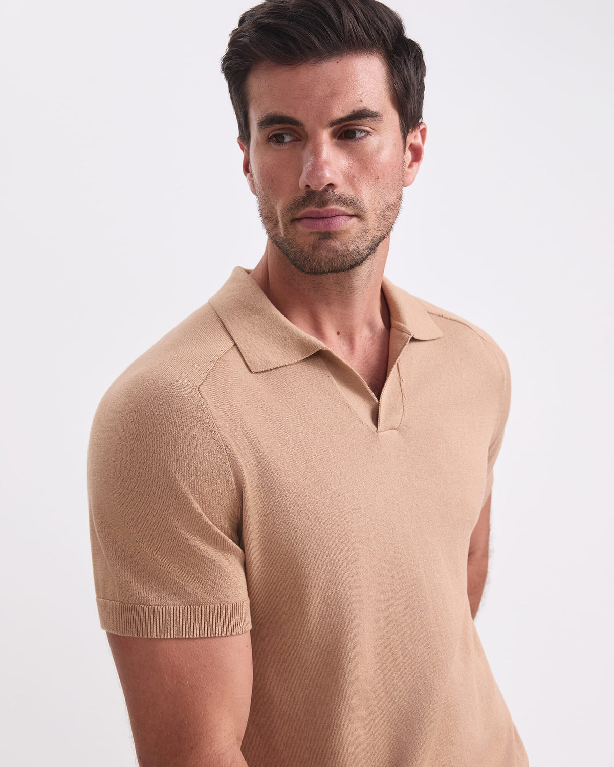 Brookes Short Sleeve Knit Polo