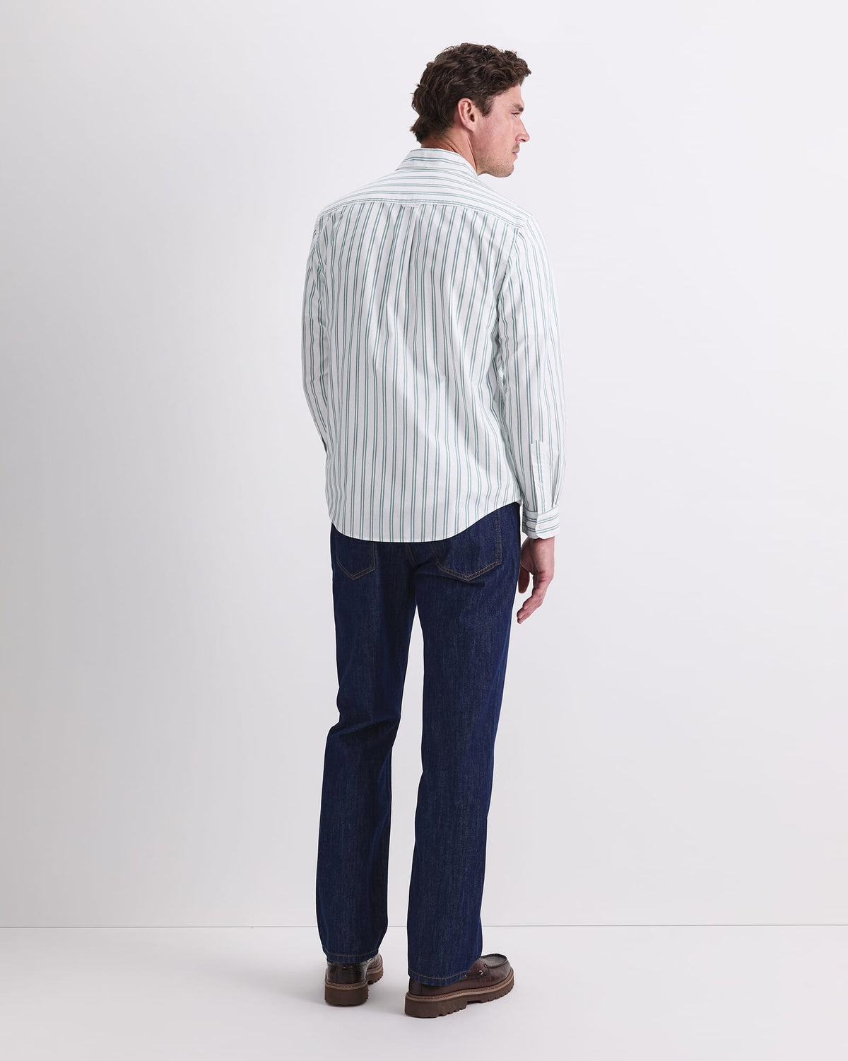 Oxford Long Sleeve Stripe Shirt