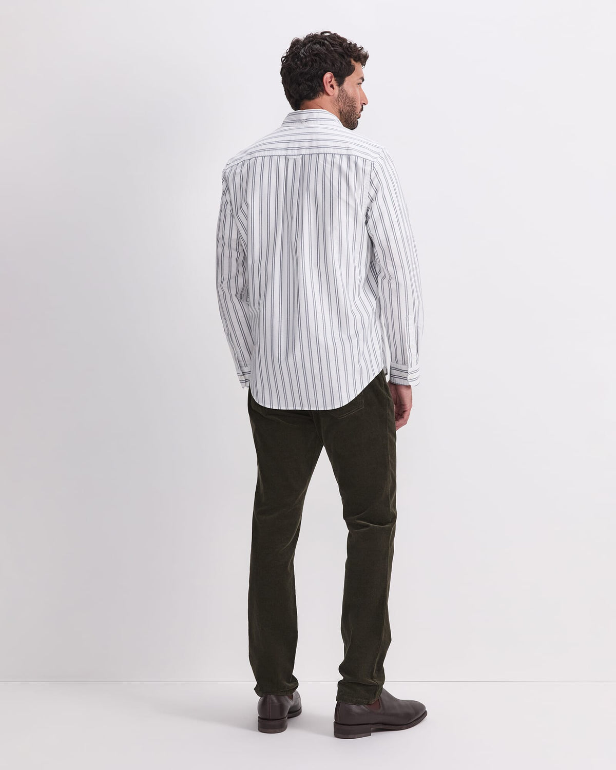 Oxford Long Sleeve Stripe Shirt