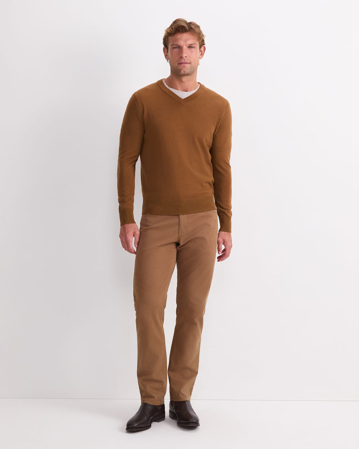 Merino V-Neck Knit