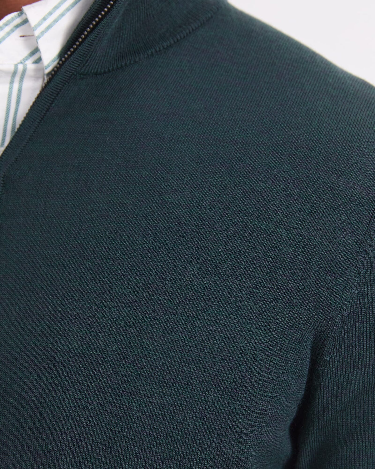Merino Quarter Zip Knit