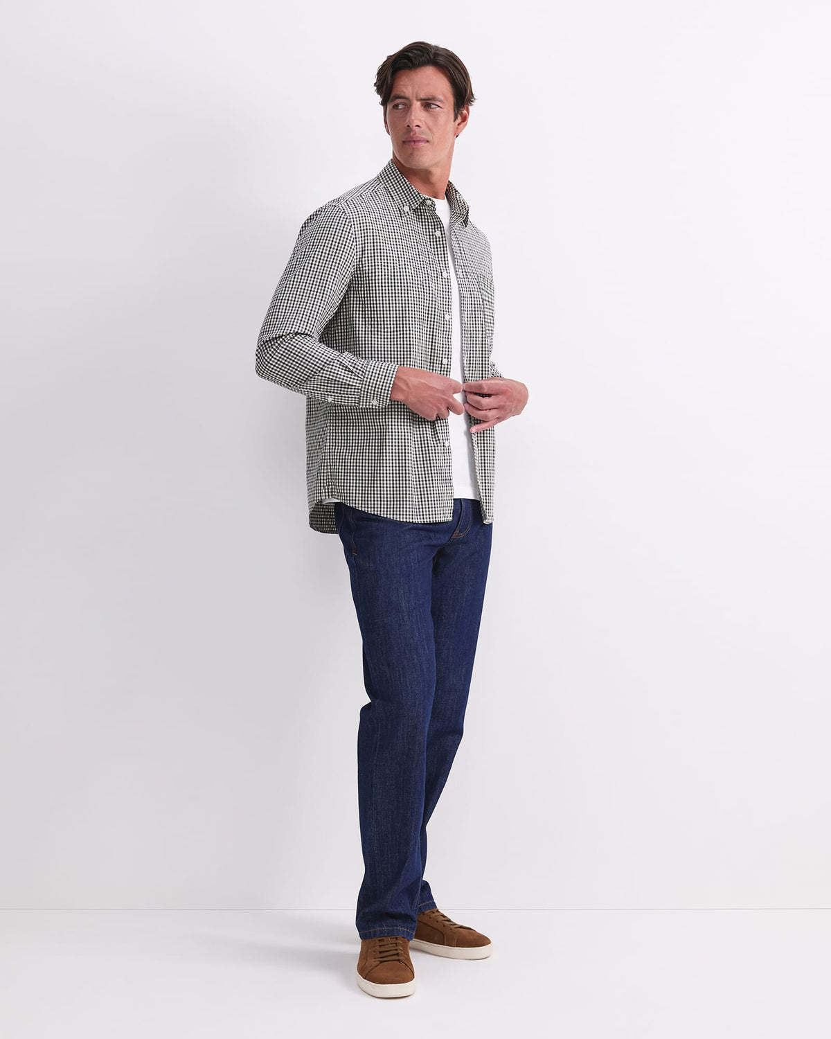 David Long Sleeve Check Shirt