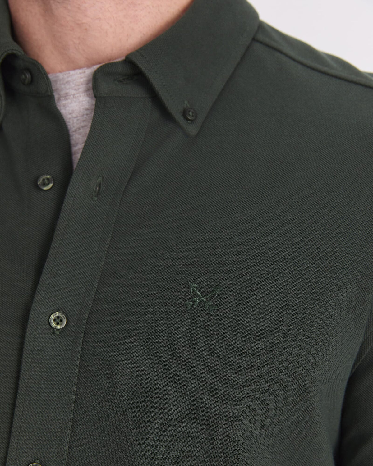 Long Sleeve Pique Shirt