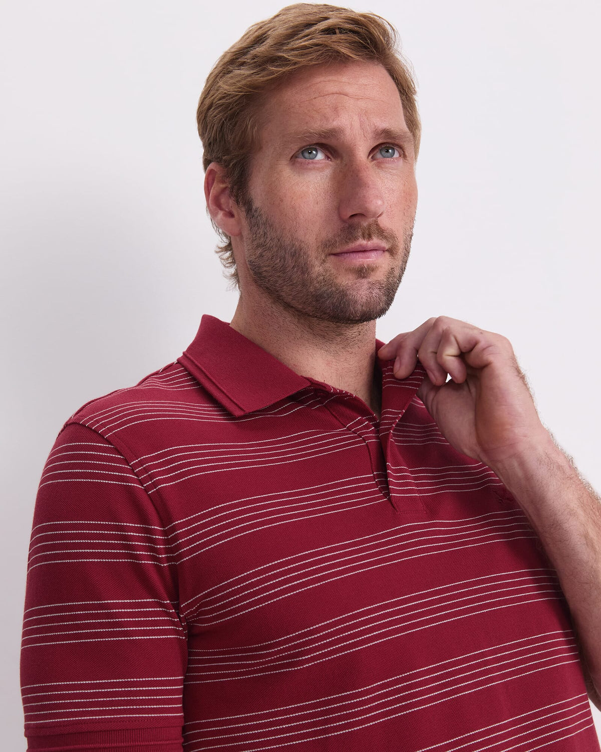 SC Stripe Pique Polo