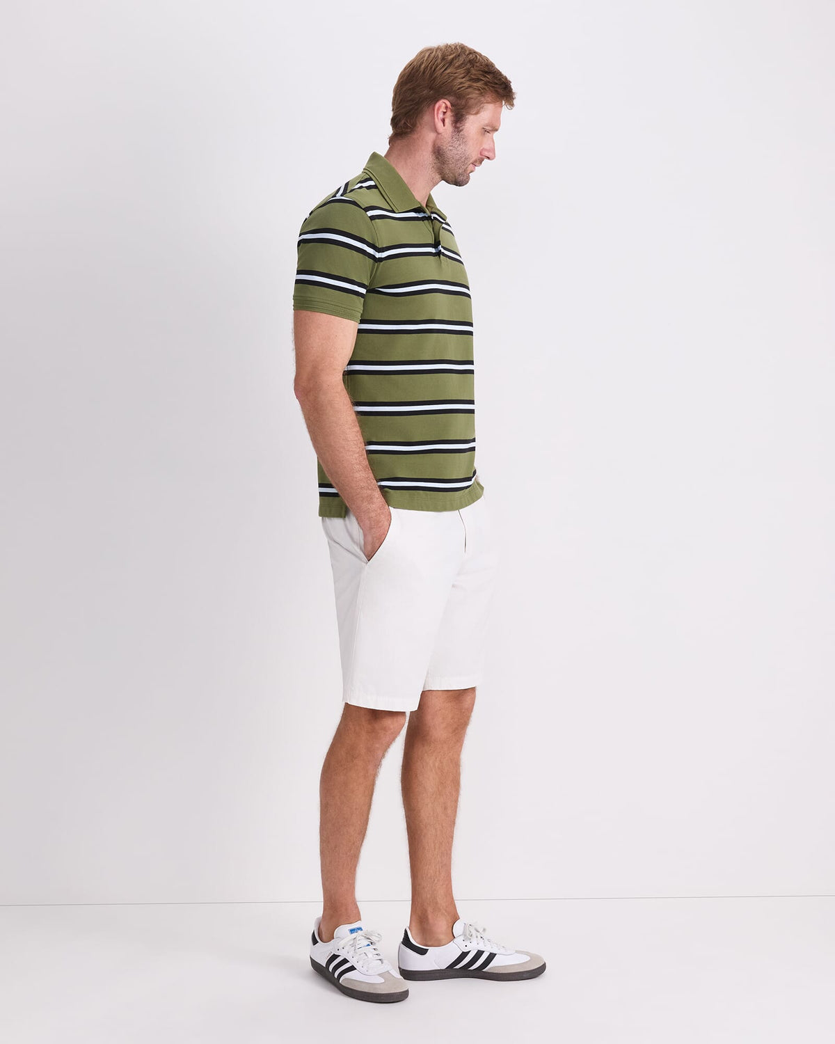 SC Bold Stripe Pique Polo