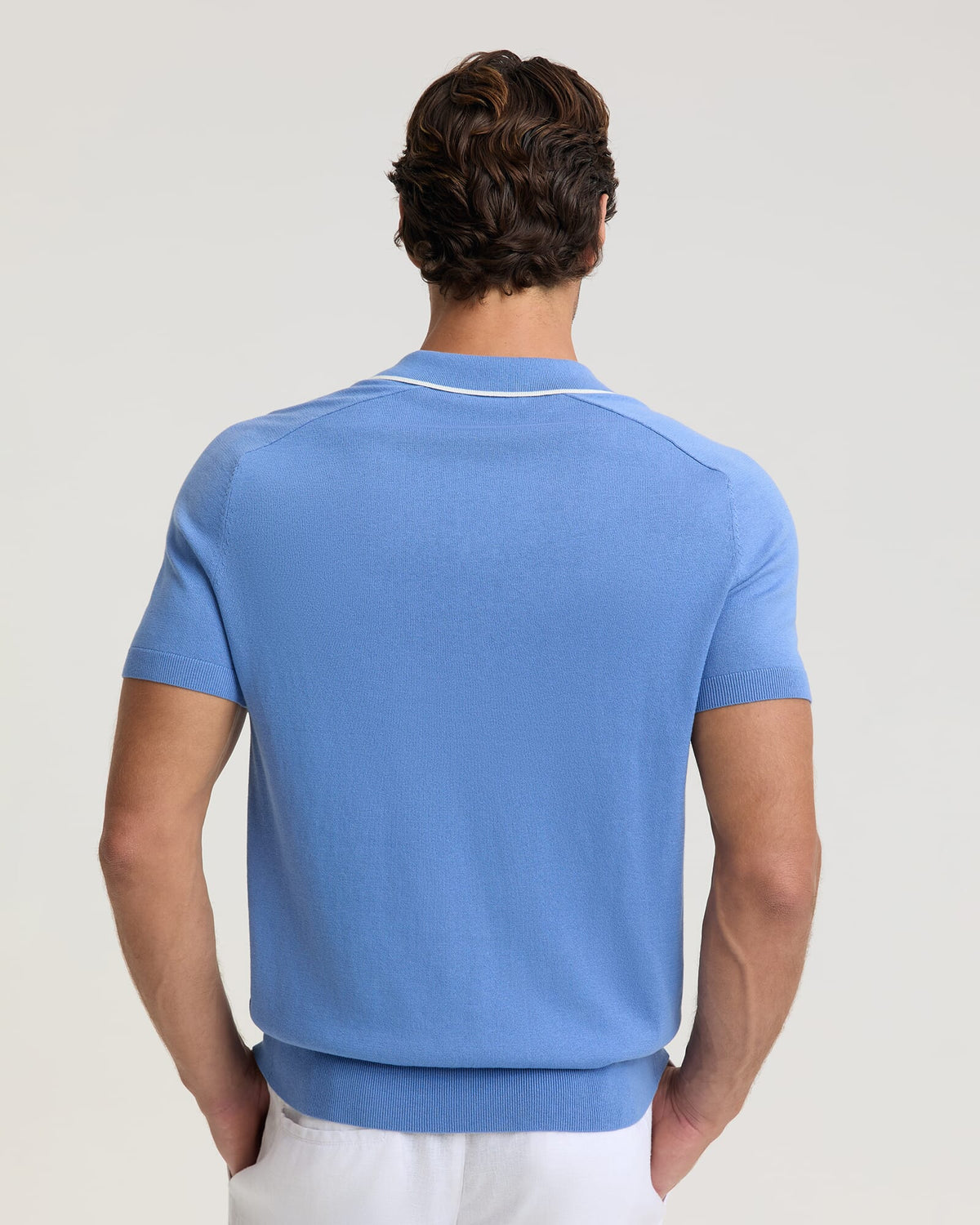Brookes Tipped Knit Polo