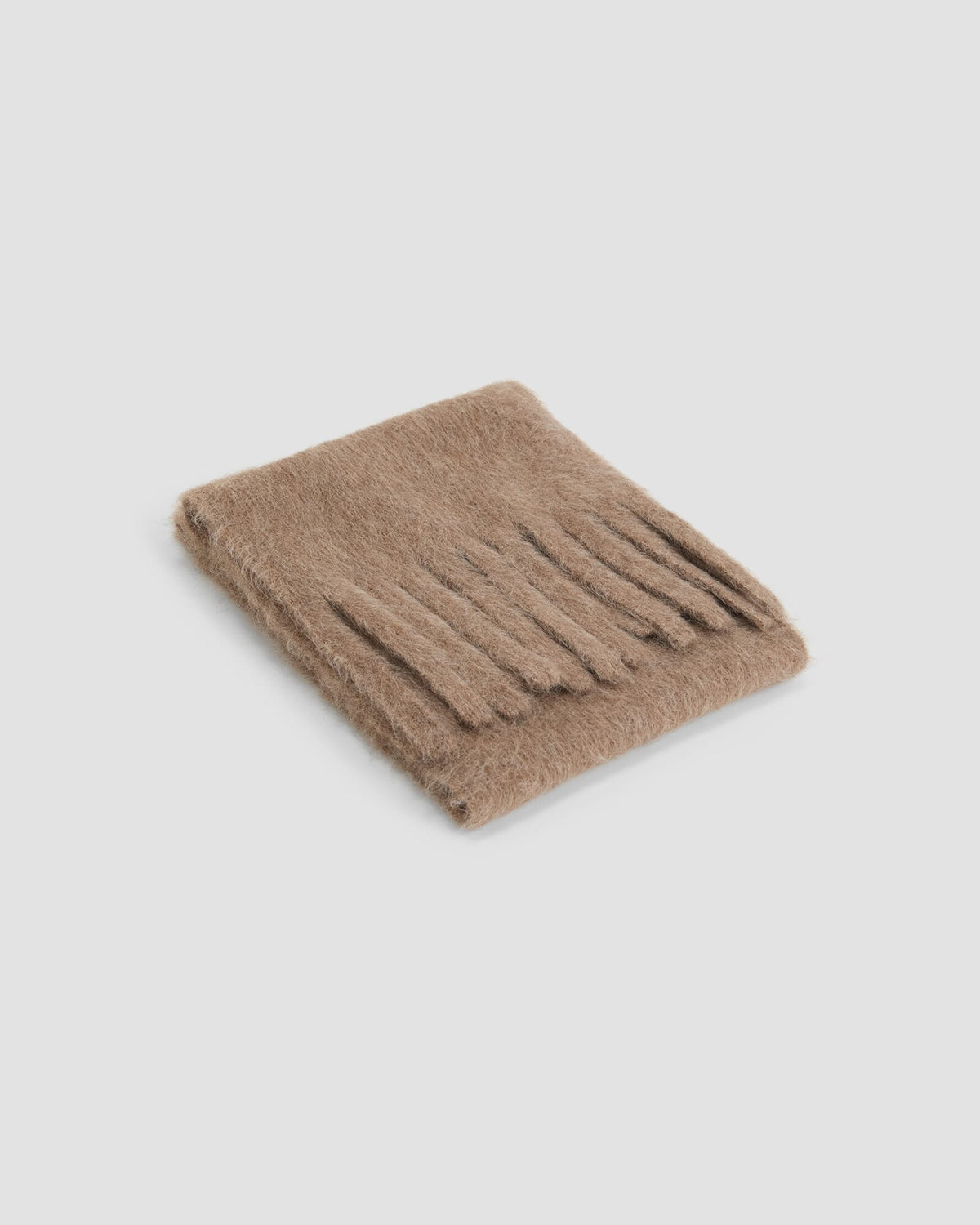 Alpaca Fringe Scarf